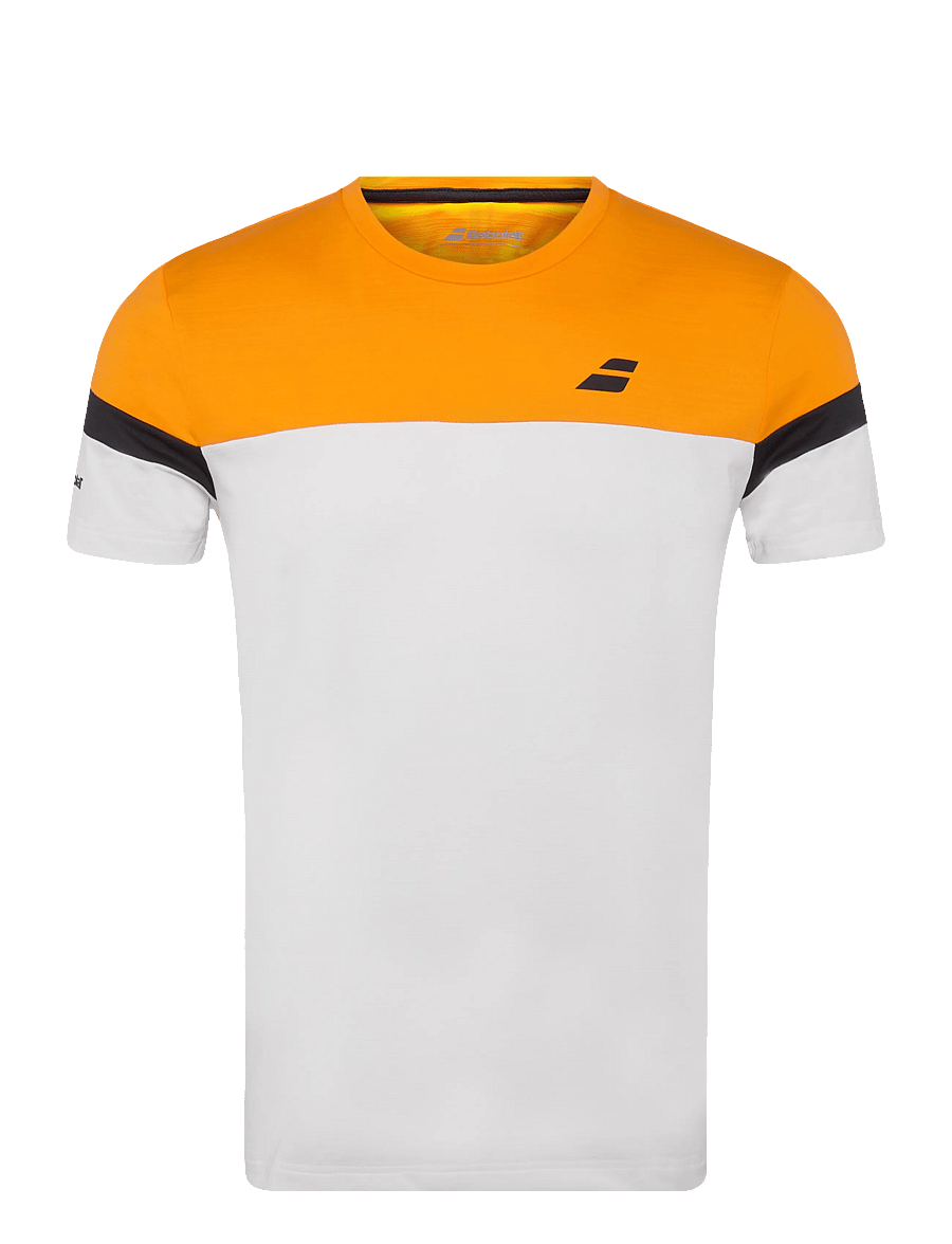 Babolat - Perf Crew Neck Tee Men - t-shirts - orange/cream - 0