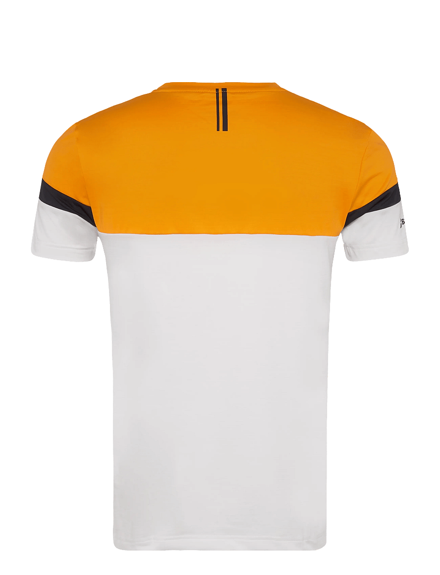 Babolat - Perf Crew Neck Tee Men - t-shirts - orange/cream - 1