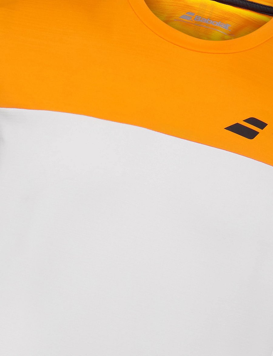 Babolat - Perf Crew Neck Tee Men - t-shirts - orange/cream - 2
