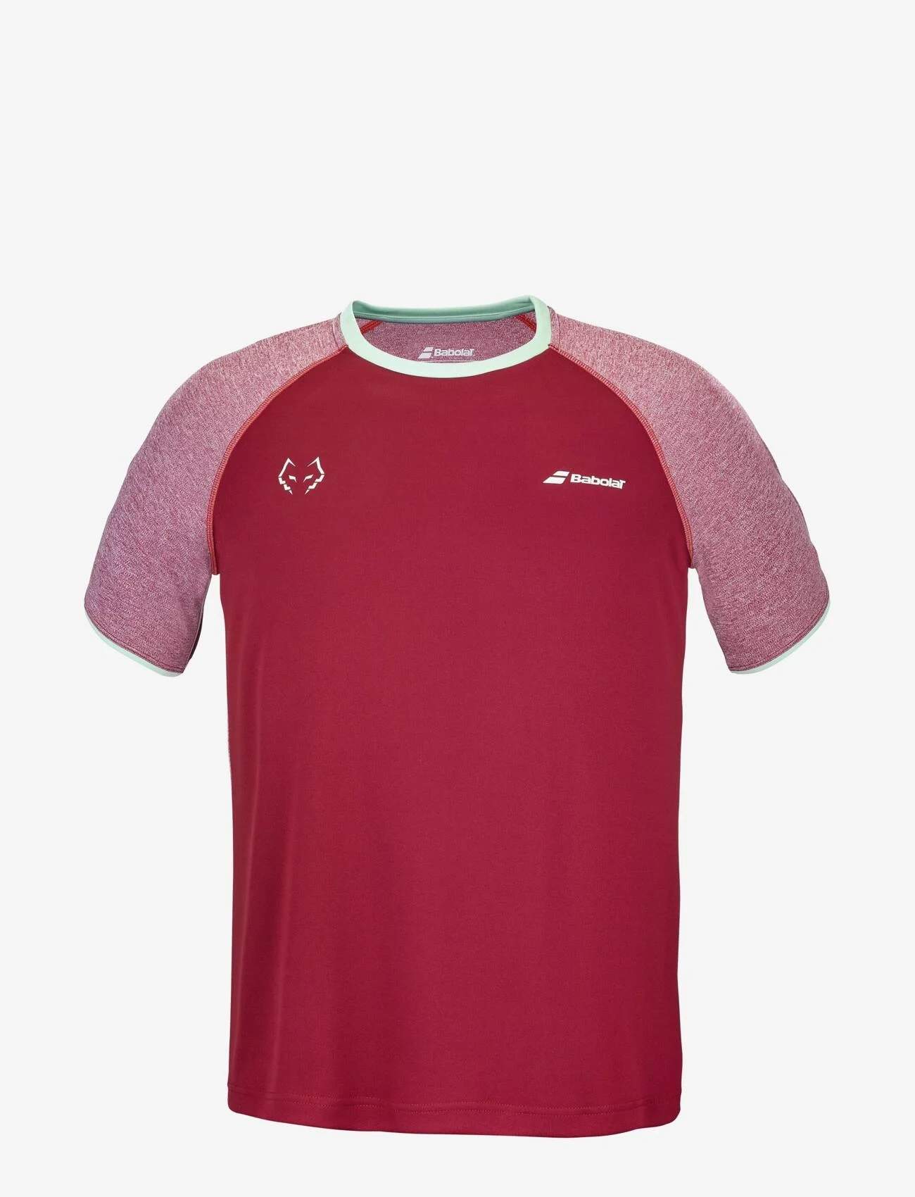 Babolat - CREW NECK TEE LEBRÒN - short-sleeved t-shirts - 5063 red dahlia - 0