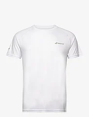 Babolat - PLAY CREW NECK TEE MEN - short-sleeved t-shirts - 1000 white/white - 0