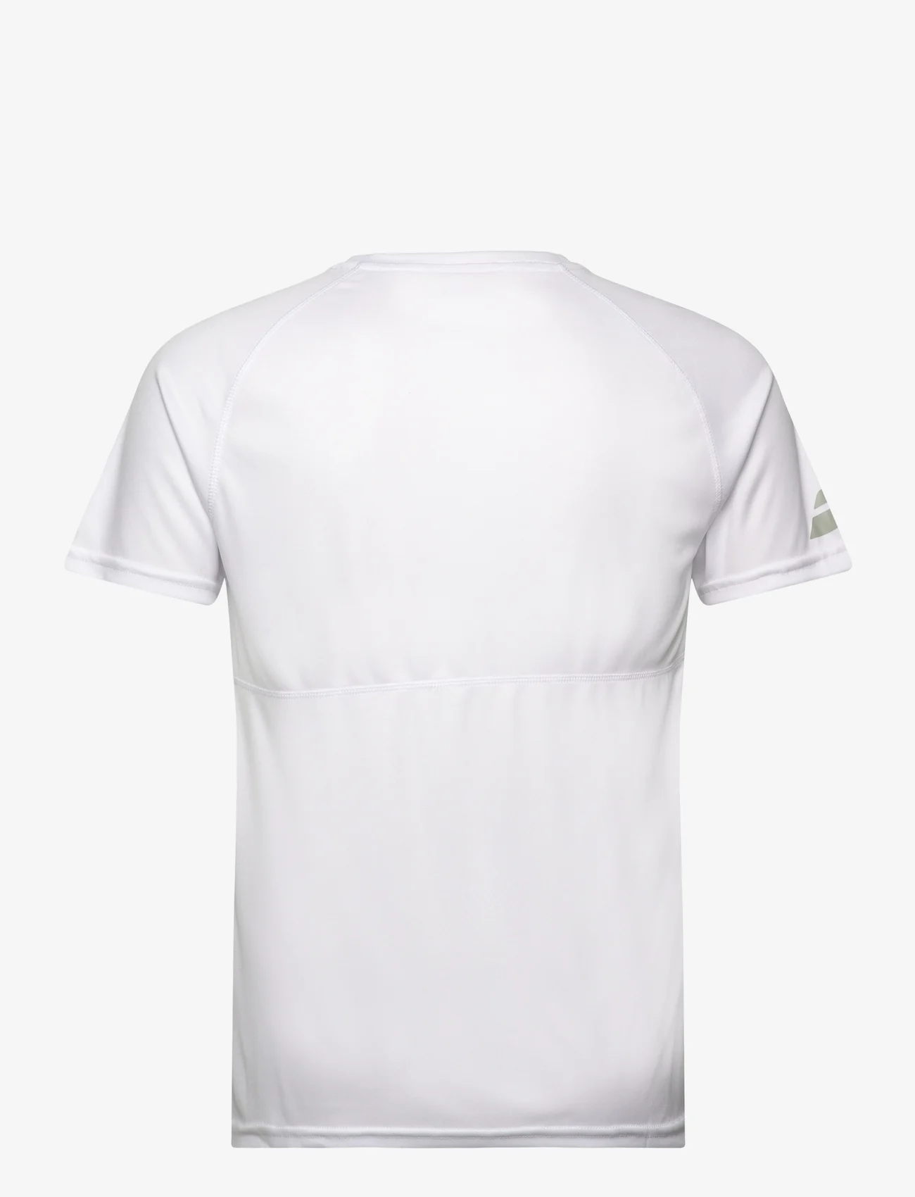 Babolat - PLAY CREW NECK TEE MEN - short-sleeved t-shirts - 1000 white/white - 1