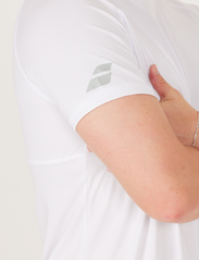 Babolat - PLAY CREW NECK TEE MEN - short-sleeved t-shirts - 1000 white/white - 5