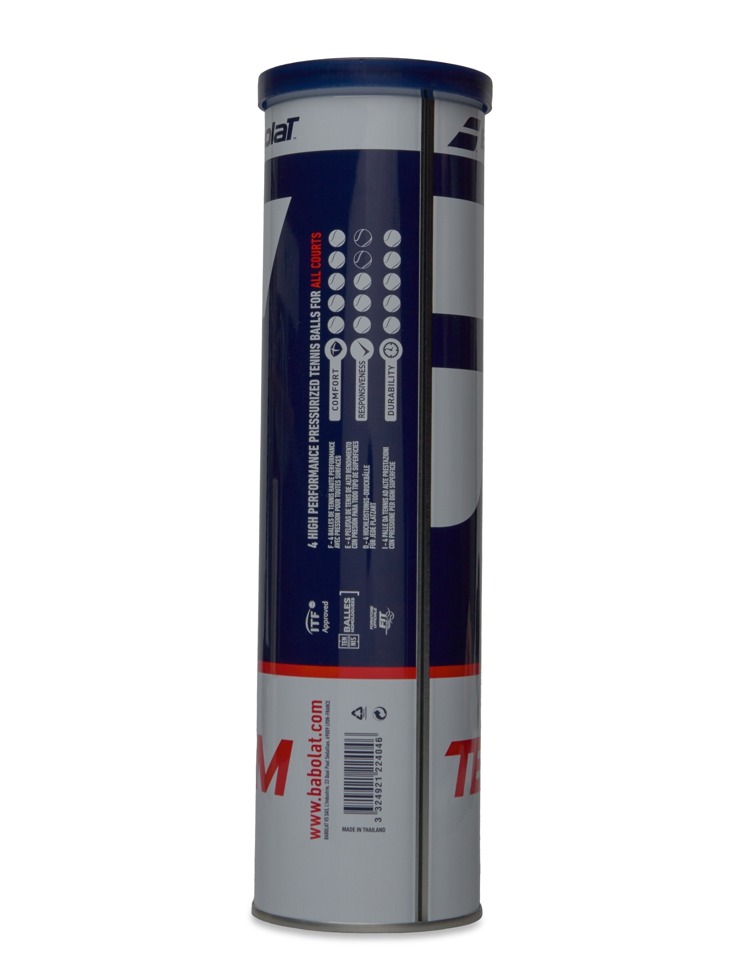 Babolat - Babolat TEAM X 4 - yellow - 1