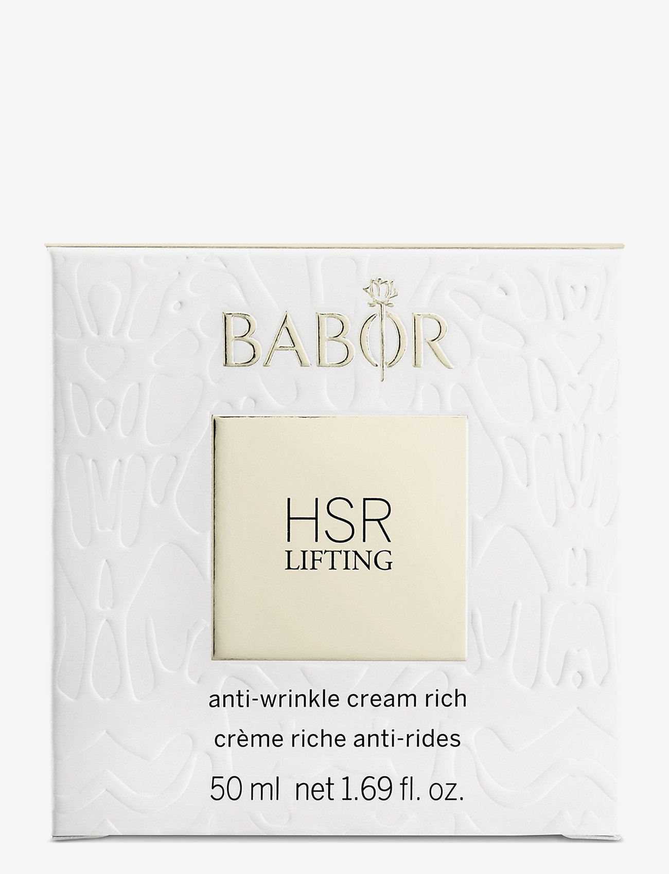 Babor Hsr Lifting Cream Rich, Skin Care, Nude, Str: 50 ml