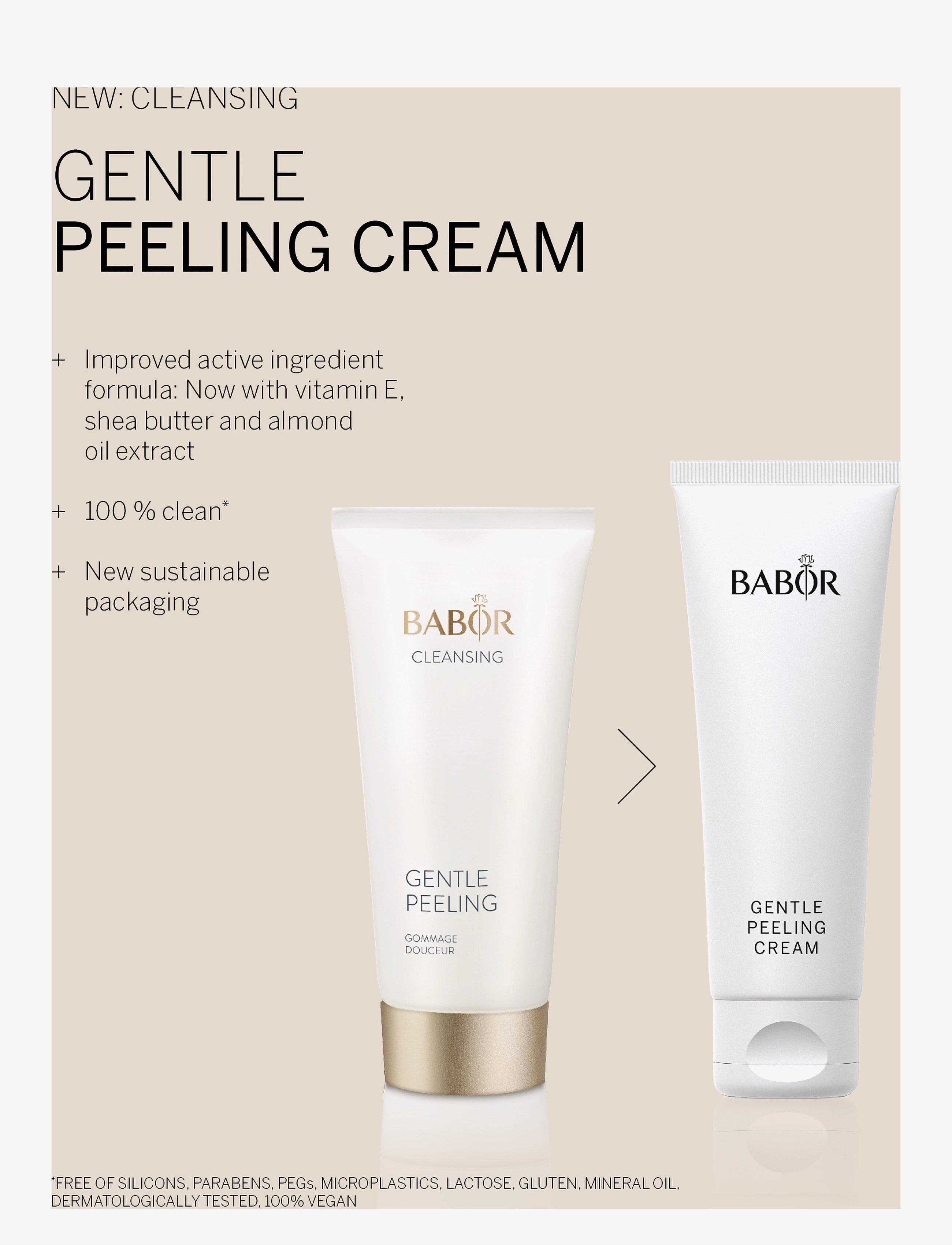 Babor - Gentle Peeling Cream - ansiktspeeling - no colour - 3