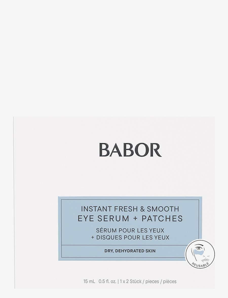 Babor - Instant Fresh & Smooth Eye Serum + Patches - ansigspleje - no colour - 1