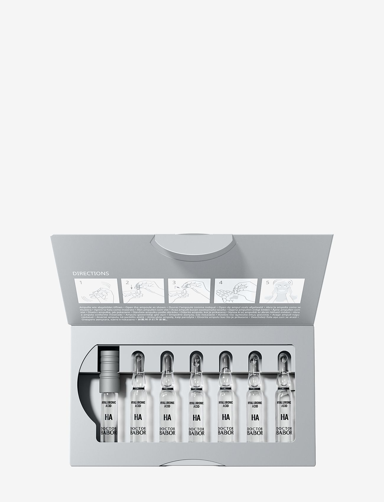 Babor - DOCTOR BABOR 10D HYALURONIC ACID AMPOULE SERUM CONCENTRATE - serum og oljer - no colour - 1