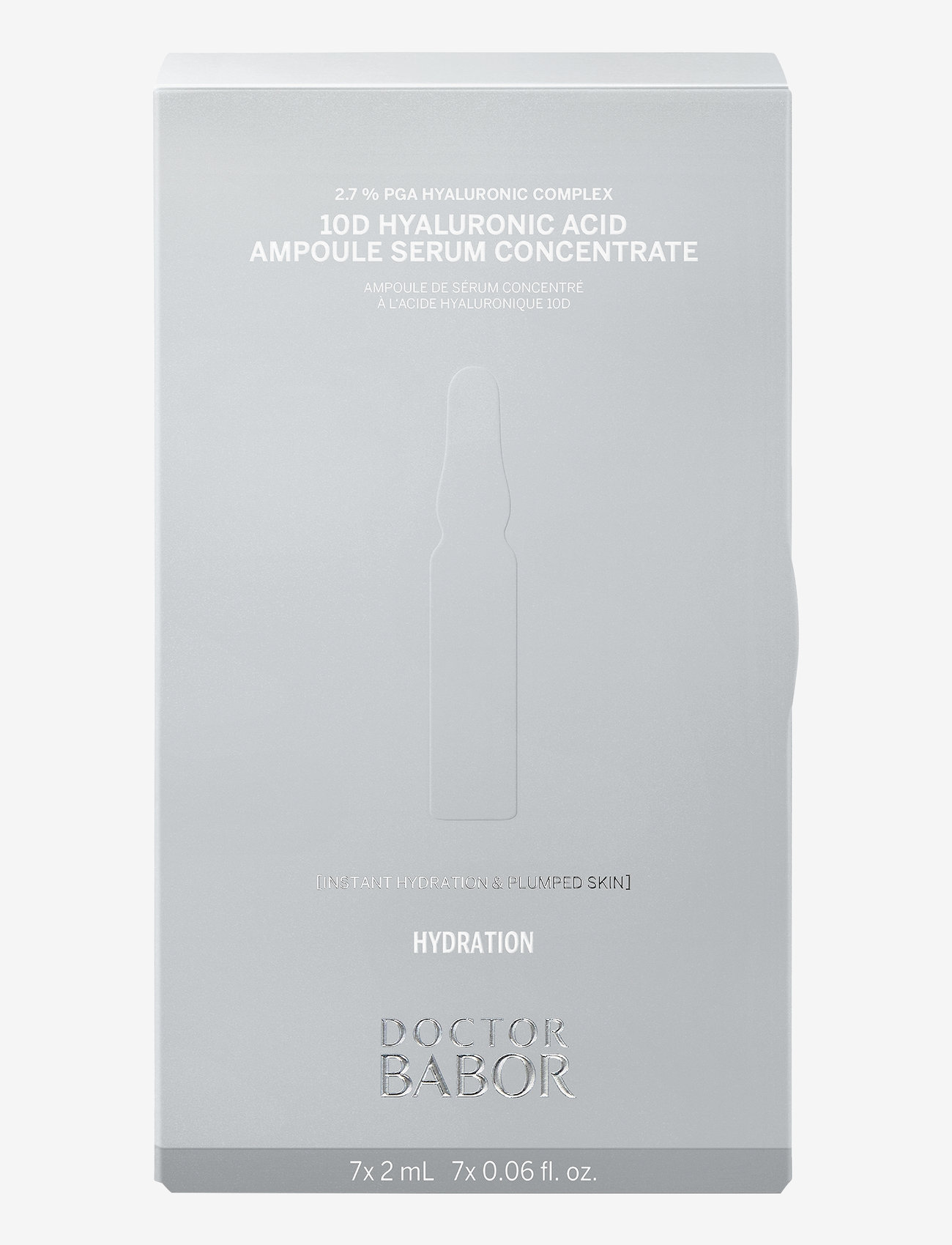 Babor - DOCTOR BABOR 10D HYALURONIC ACID AMPOULE SERUM CONCENTRATE - serum og oljer - no colour - 2