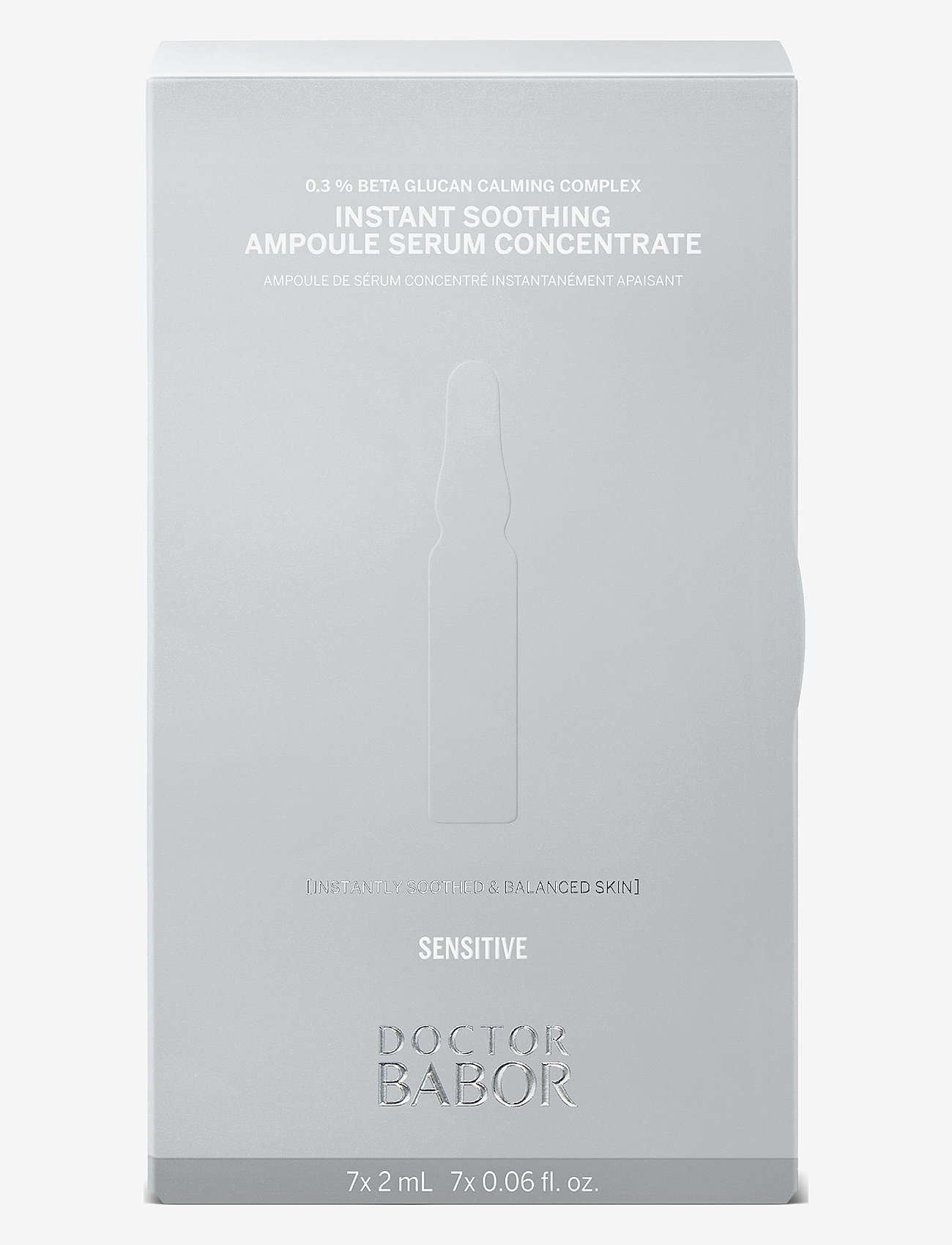 Babor - Instant Soothing Ampoule Serum Concentrate (Beta Glucan) - seerumit ja öljyt - no colour - 2