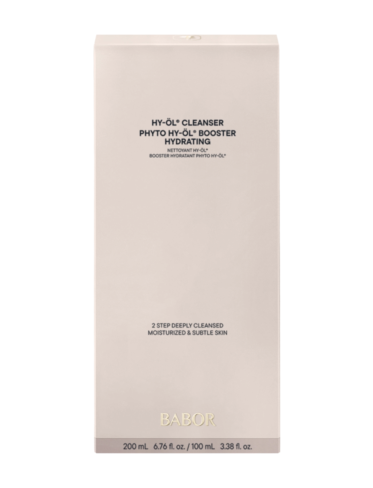 Babor Set Hy-Öl & Phyto Hydrating, 300 ml, Nude, Cleansers > Foaming Cleanser, Dame