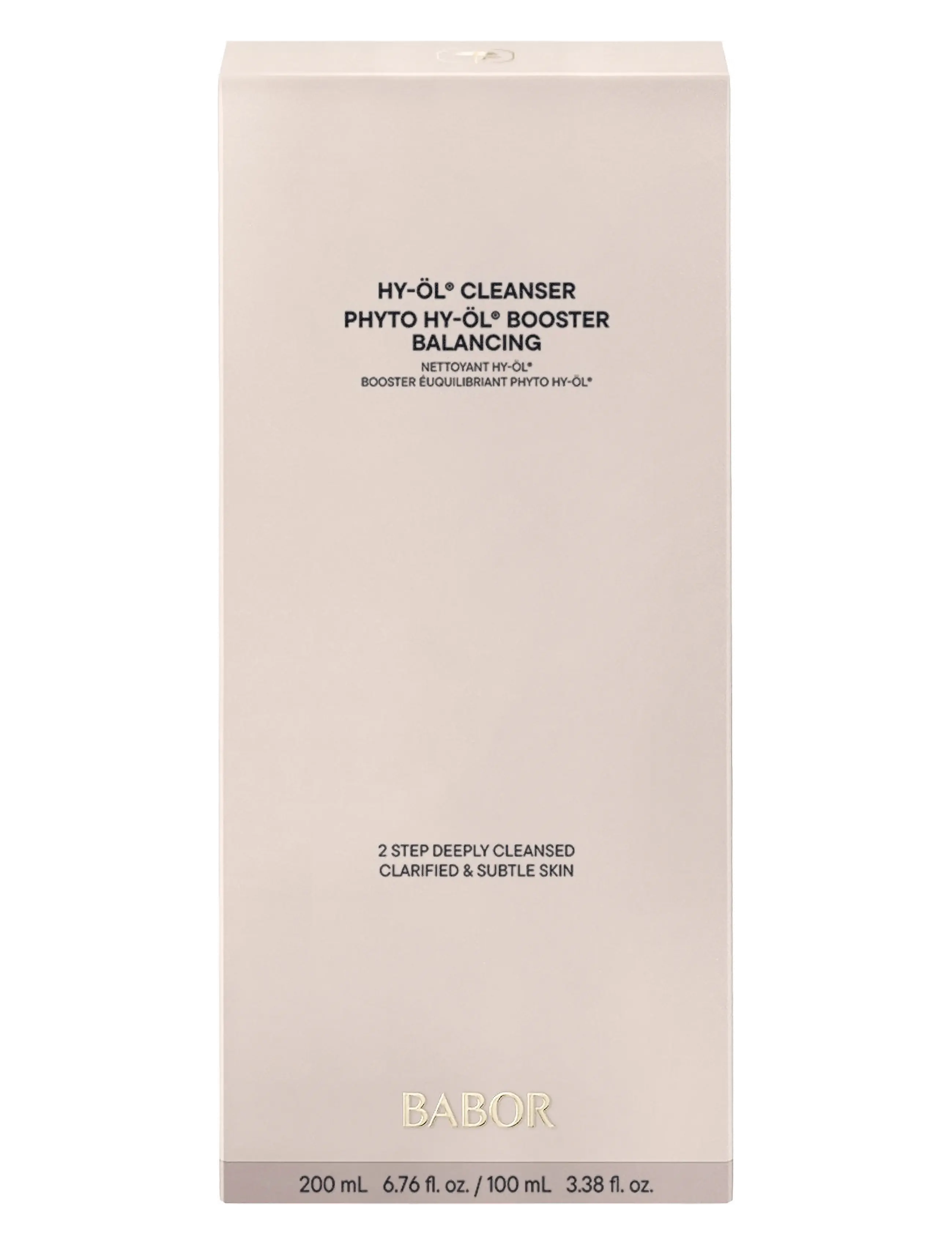 Babor Set Hy-Öl & Phyto Balancing, 300 ml, Nude, Cleansers > Foaming Cleanser, Dame