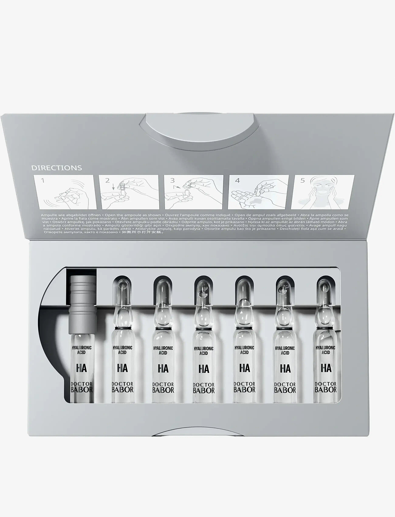 Babor - DOC 10D Hyaluronic Acid Ampoule Serum Concentrate - seerumit ja öljyt - no colour - 1