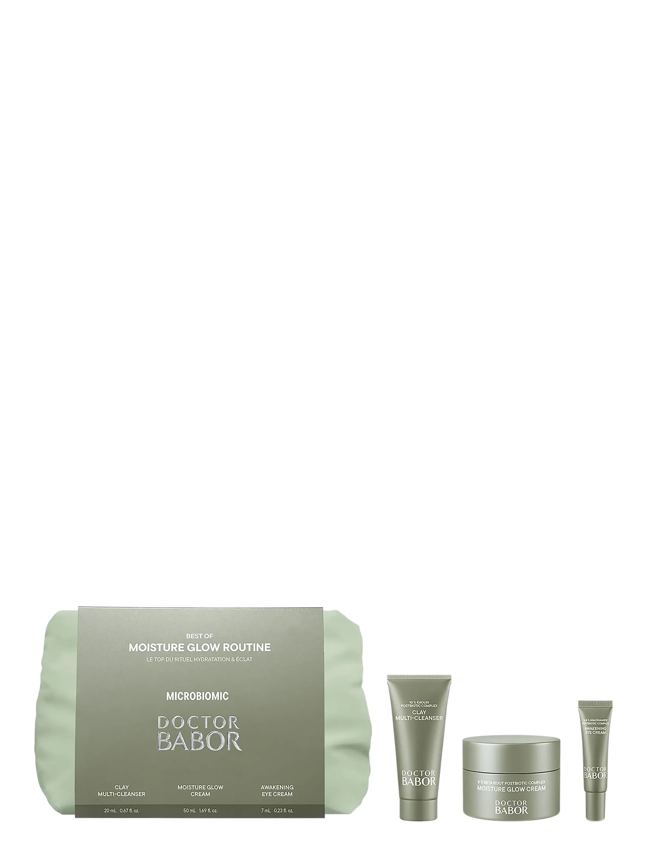 Babor Moisture Glow Routine Set, Skincare Sæt, Nude, Str: 77 ML