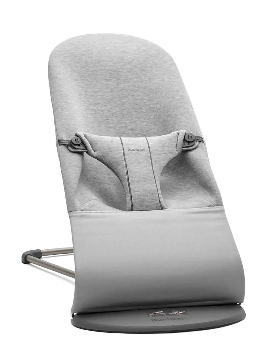 BabyBjörn - BabyBjörn Bouncer Bliss, 3D Jersey, Light grey - transats - light grey - 1
