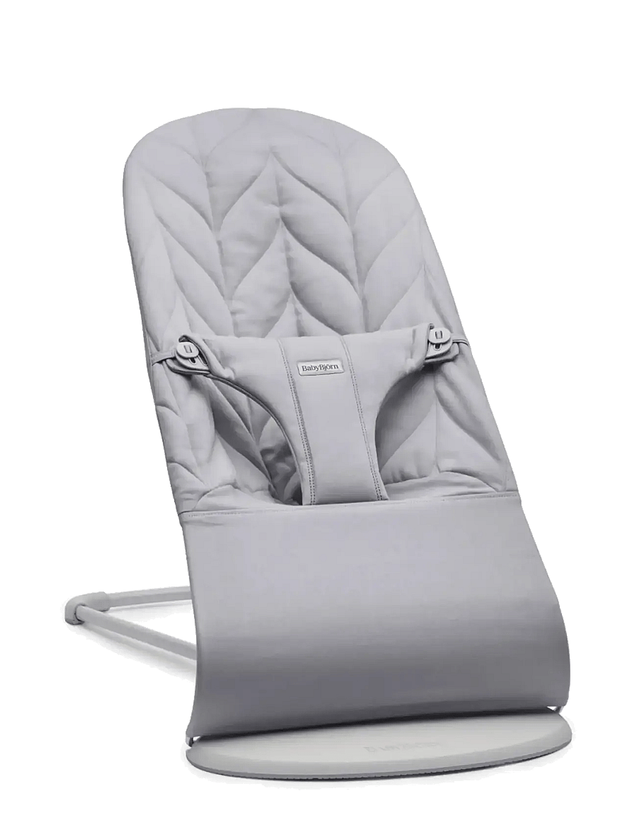 BabyBjörn - BabyBjörn Bouncer Bliss, Woven, Petal Quilt, Light grey - transats - light grey - 1