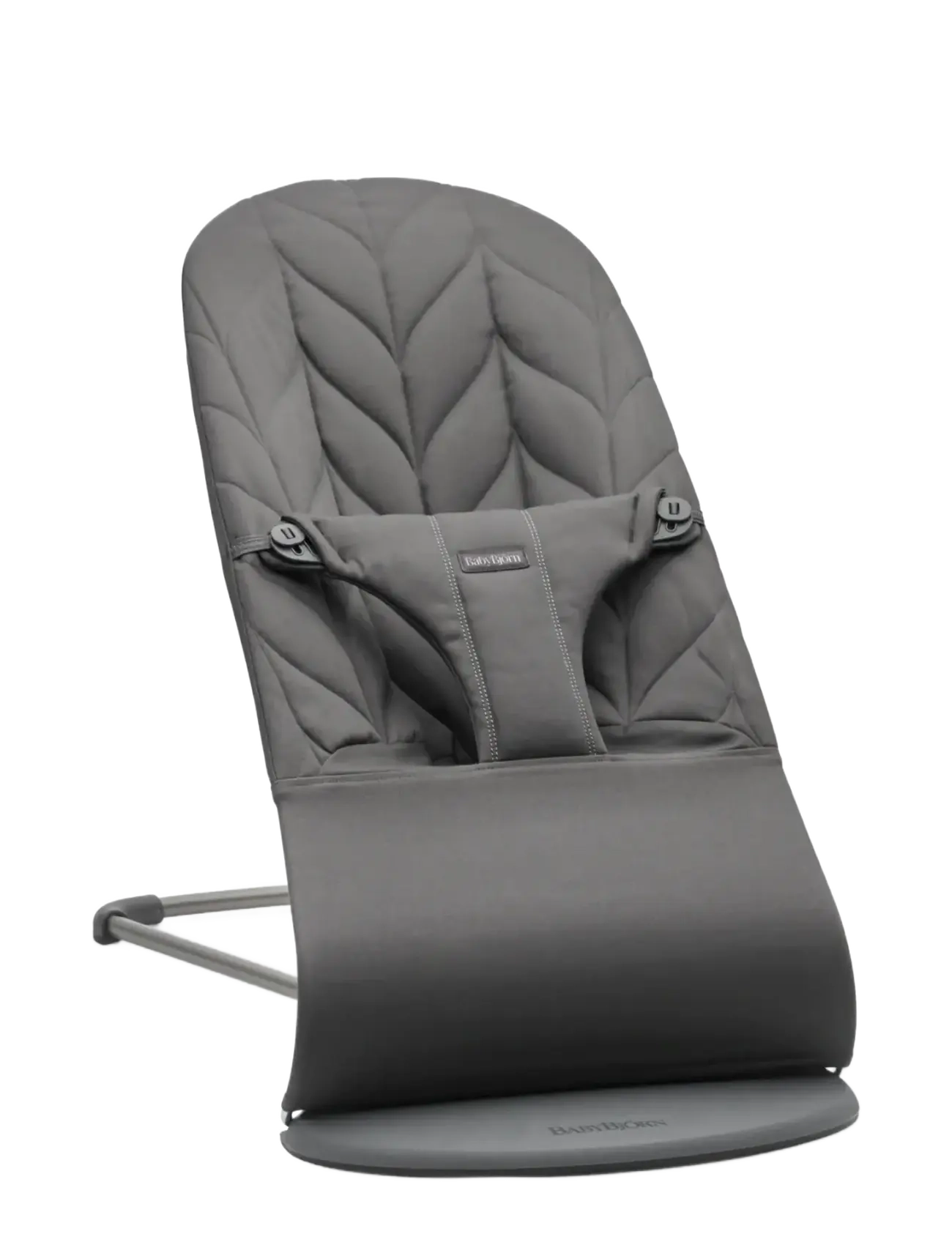 BabyBjörn BabyBjörn Bouncer Bliss, Woven, Petal Quilt, Anthracite - Baby products - ANTHRACITE / grey