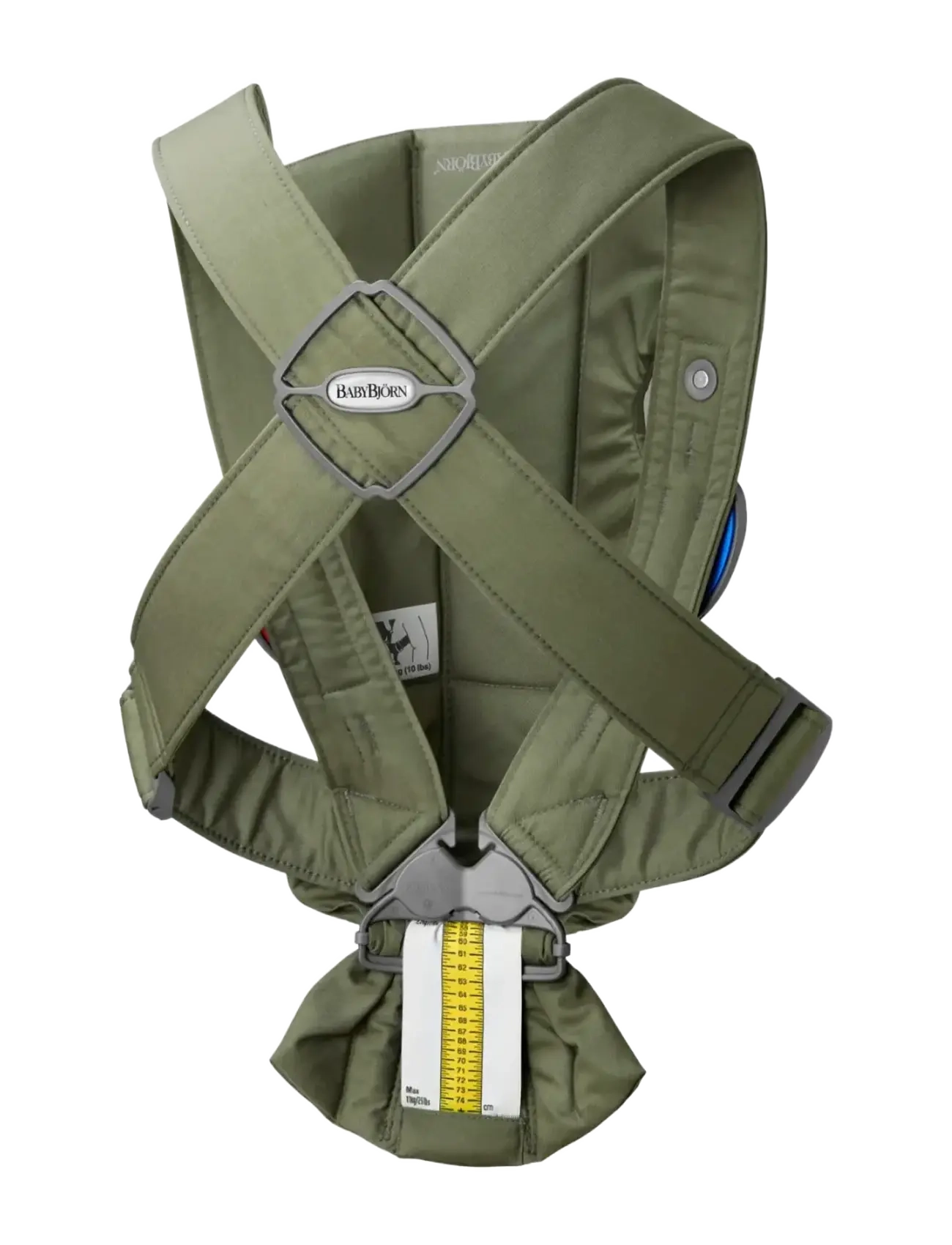 BabyBjörn BabyBjörn Baby Carrier Mini, Woven, Dark Green - Babyprodukter - DARK GREEN / green