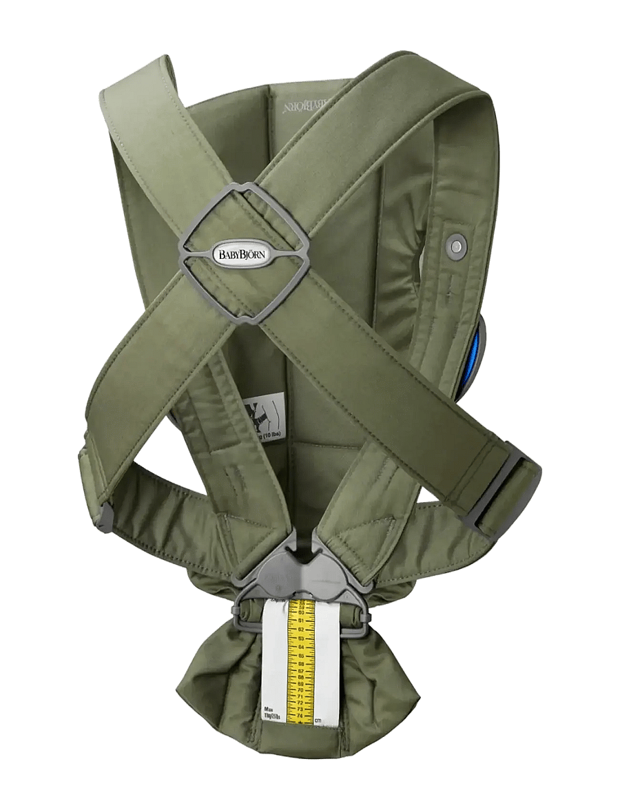 BabyBjörn - BabyBjörn Baby Carrier Mini, Woven, Dark Green - nešioklės - dark green - 2
