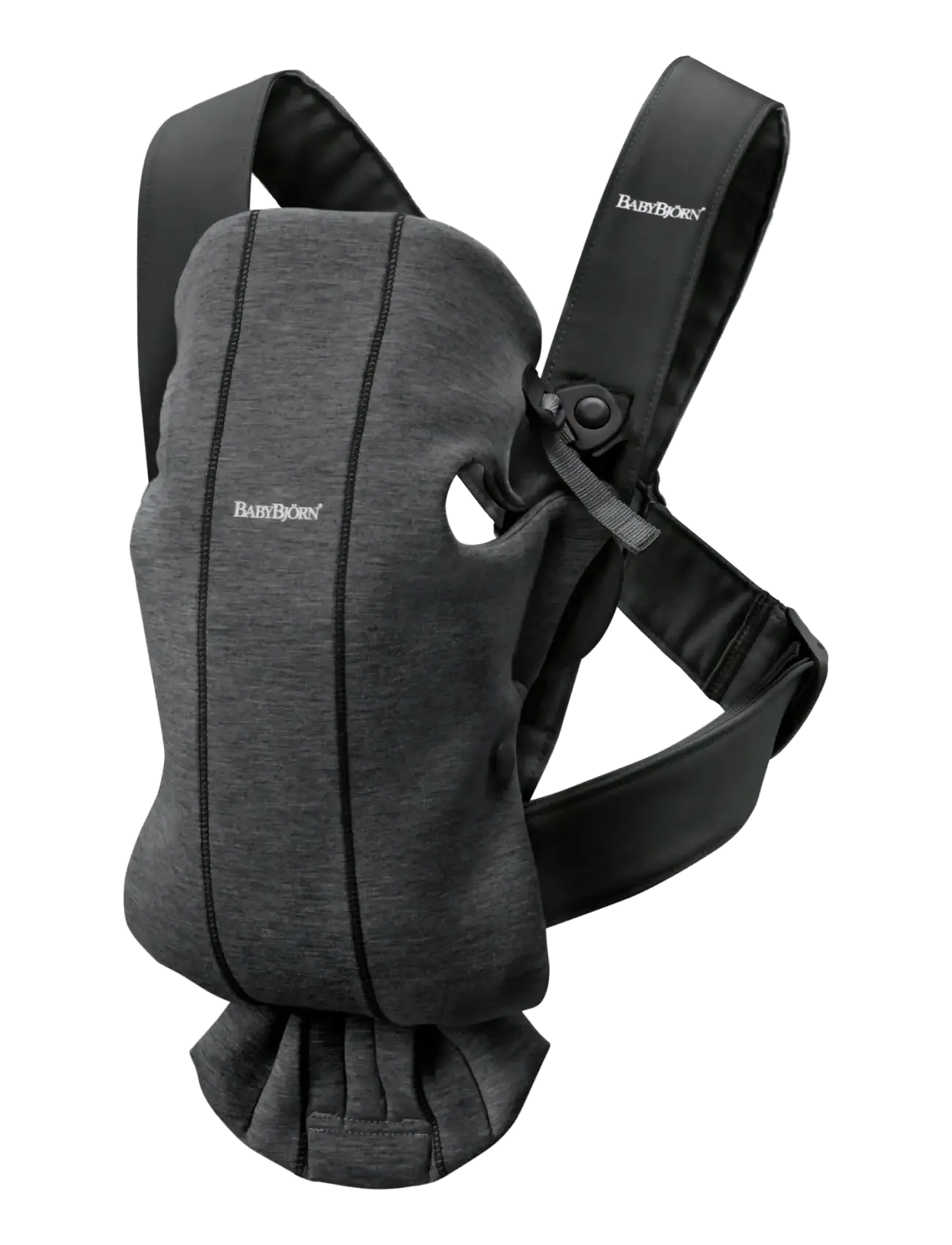 BabyBjörn BabyBjörn Baby Carrier Mini, 3D Jersey, Charcoal Grey - Baby products - CHARCOAL GREY / grey