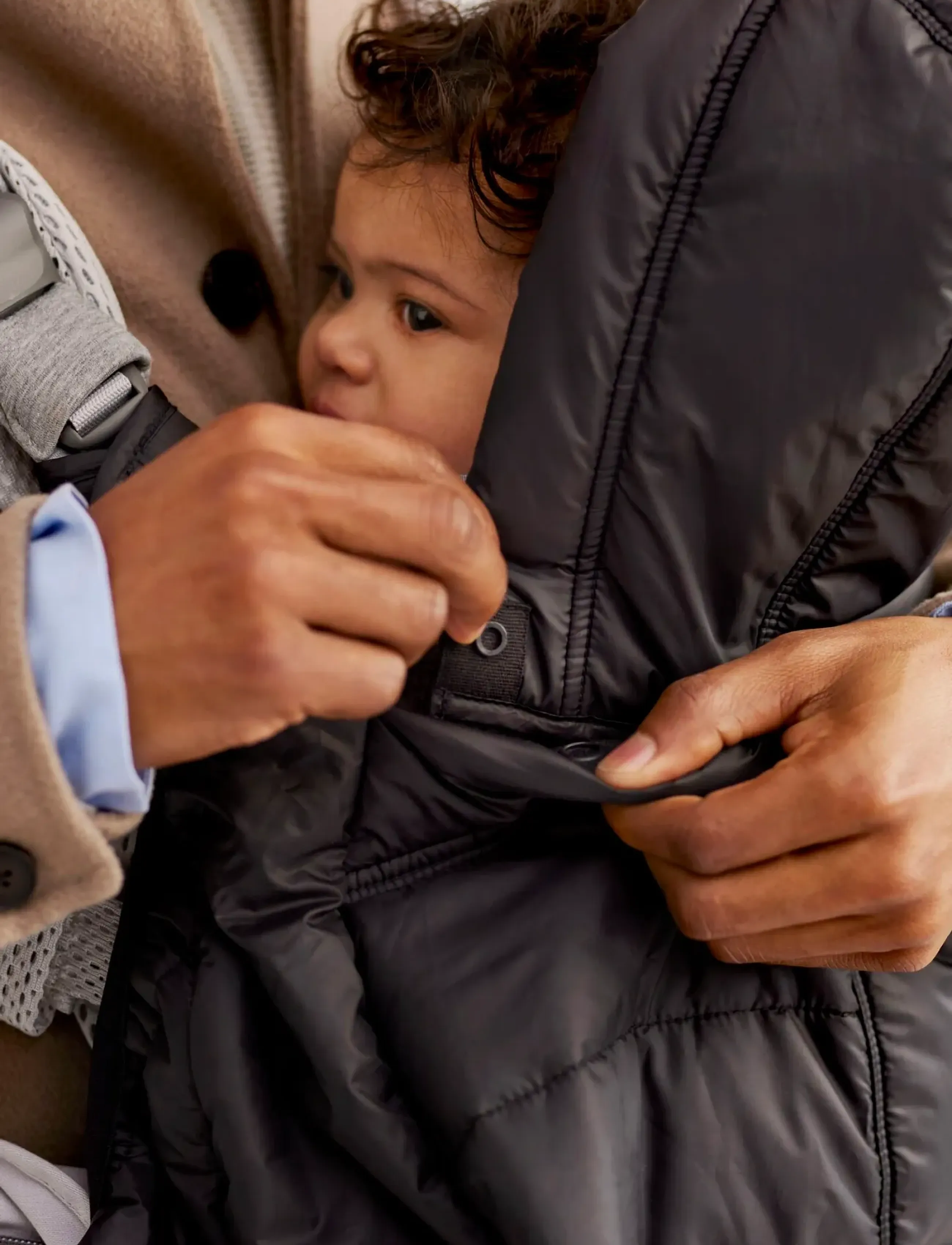 BabyBjörn - BabyBjörn BabyBjörn Winter Cover for Baby carrier, Black - porte-bébé - black - 5