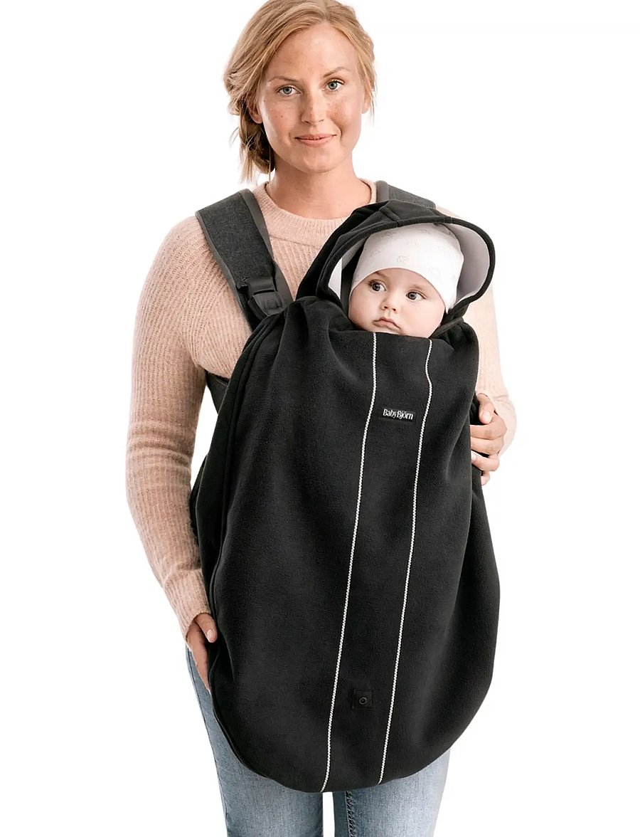 BabyBjörn - BabyBjörn Cover for Baby Carrier, Black - porte-bébé - black - 0