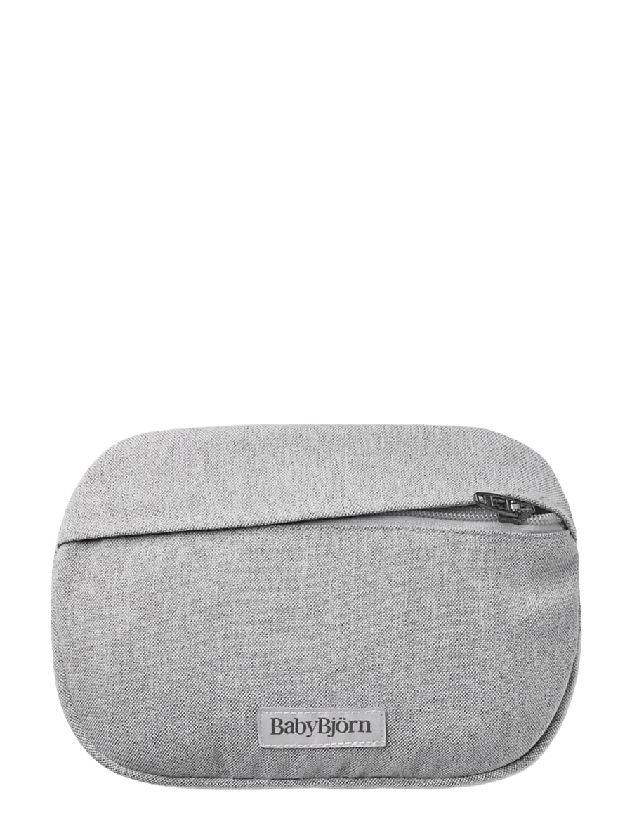 BabyBjörn - BabyBjörn Pocket Pouch for Baby Carrier, Woven mélange, Light Grey - kõhukotid - light grey - 2