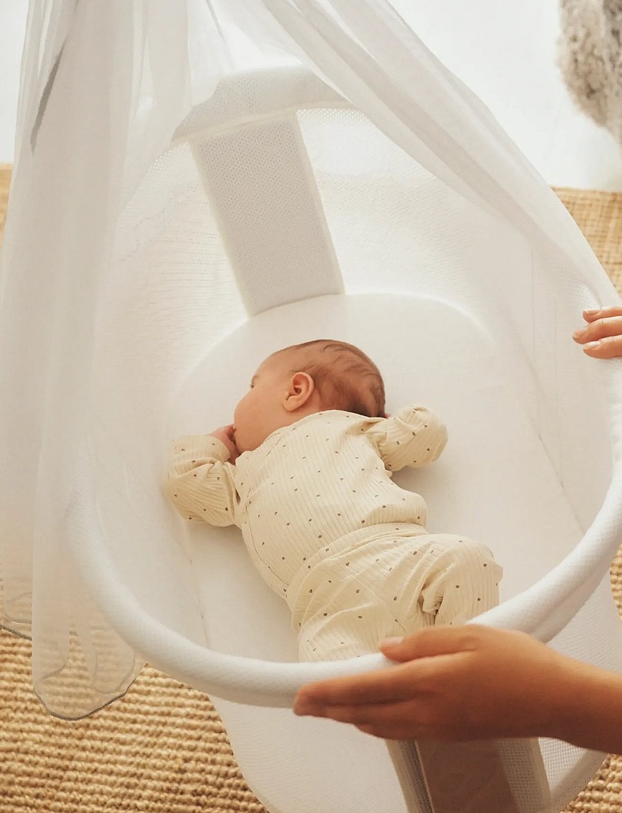 BabyBjörn - BabyBjörn Canopy for Cradle, White - sengehimmel - white - 2