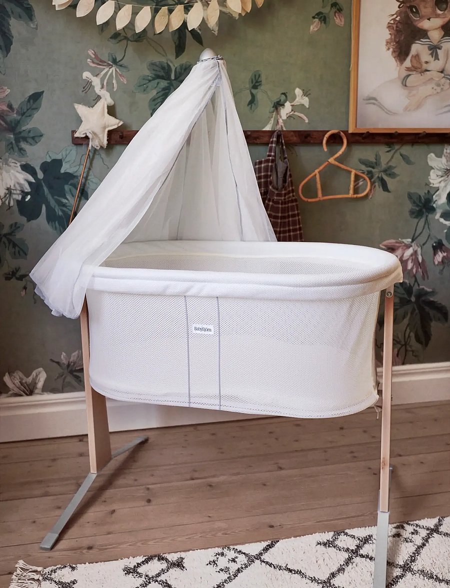 BabyBjörn - BabyBjörn Canopy for Cradle, White - sengehimmel - white - 4
