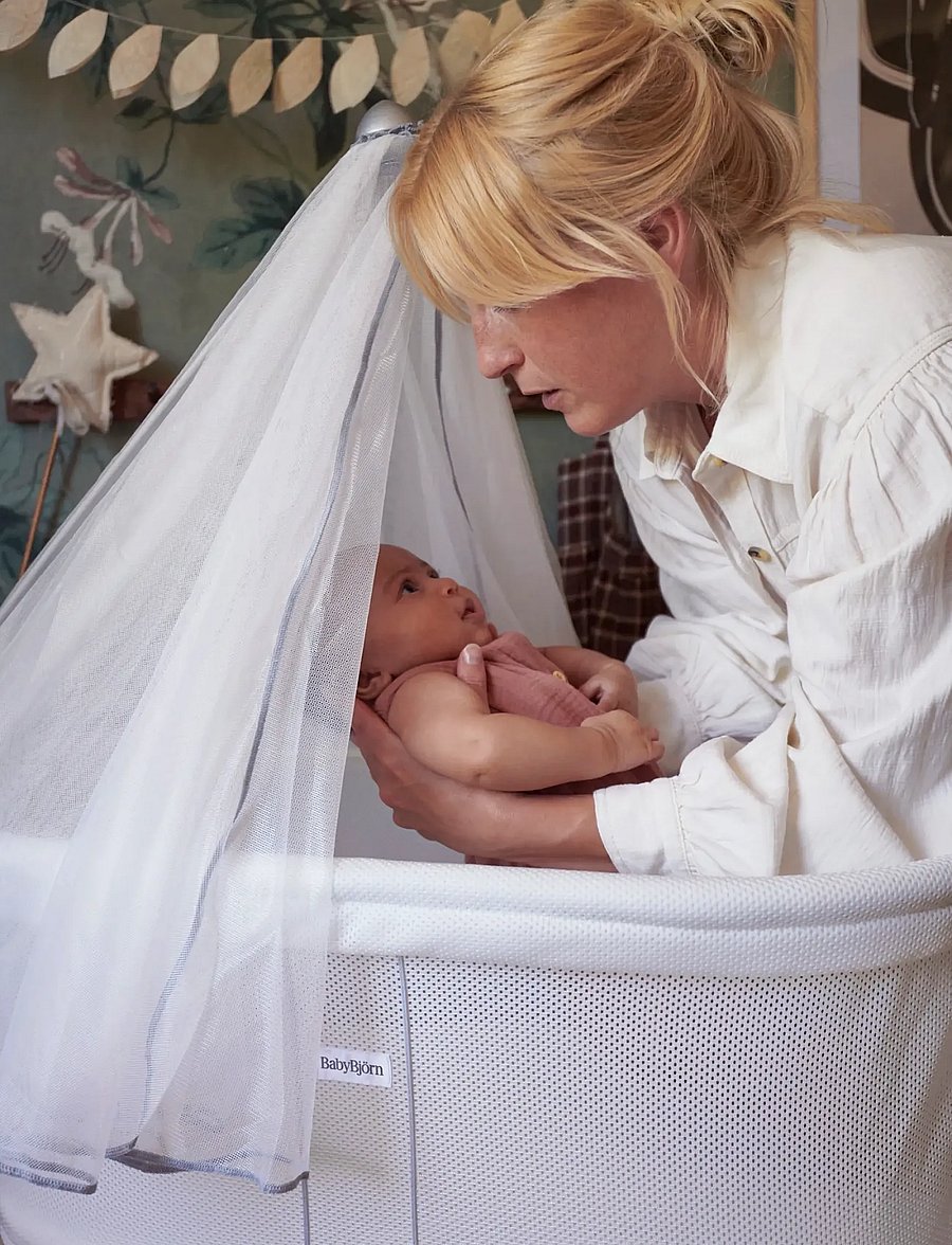 BabyBjörn - BabyBjörn Canopy for Cradle, White - sengehimmel - white - 5