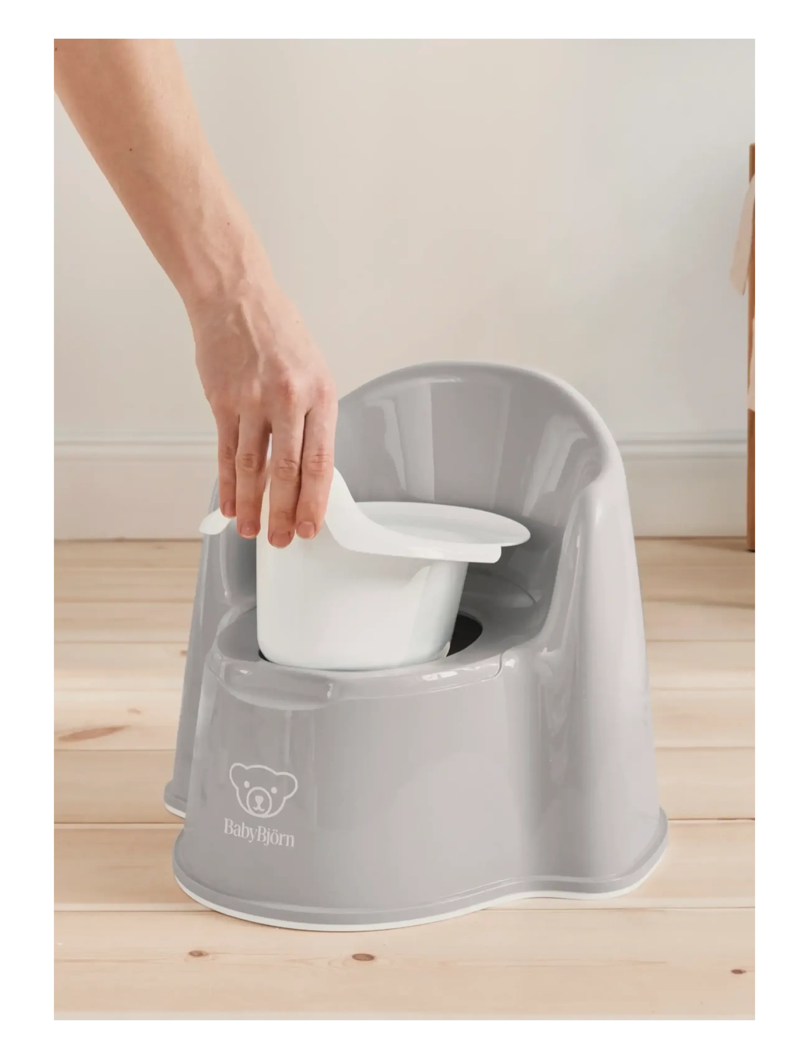 BabyBjörn - BabyBjörn Potty Chair, Grey/White - grey/white - 2