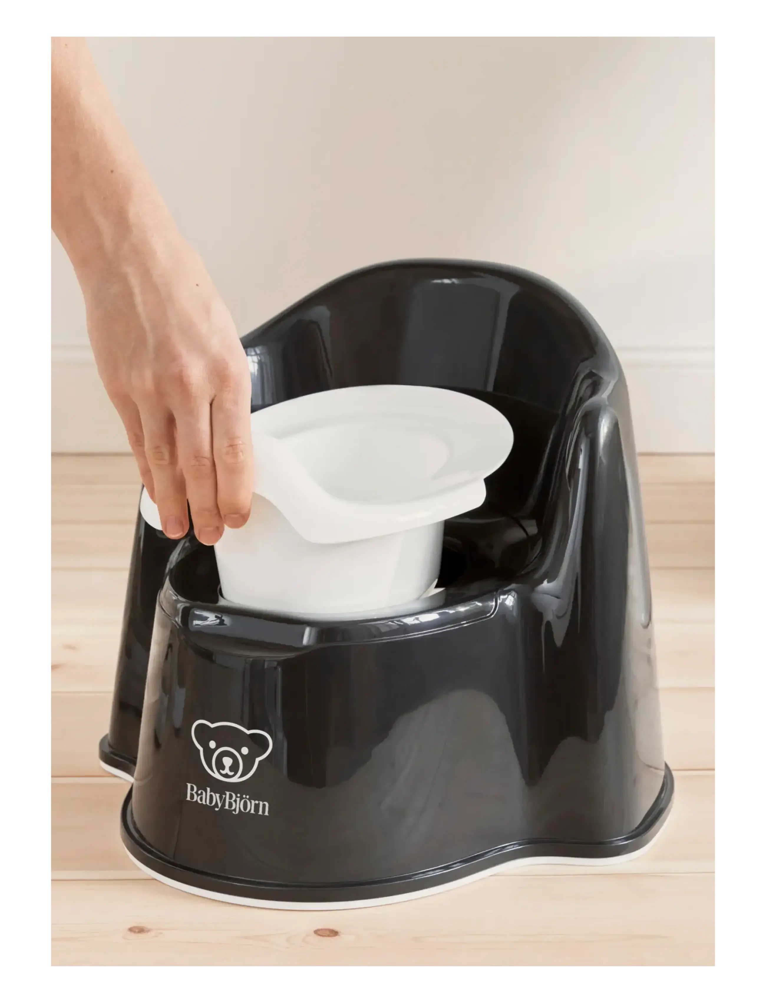 BabyBjörn - BabyBjörn Potty Chair, Deep Black/White - töpfchen - deep black/white - 2