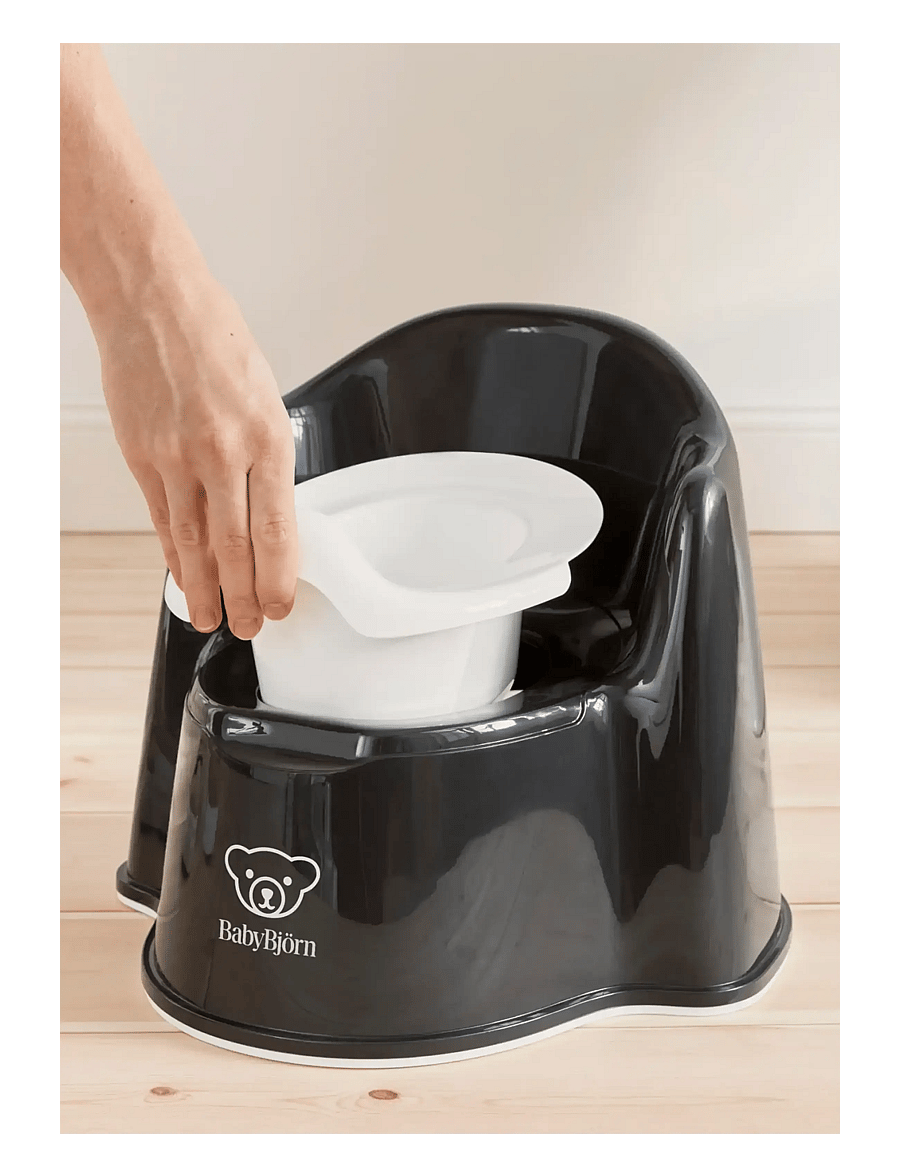 BabyBjörn - BabyBjörn Potty Chair, Deep Black/White - töpfchen - deep black/white - 2