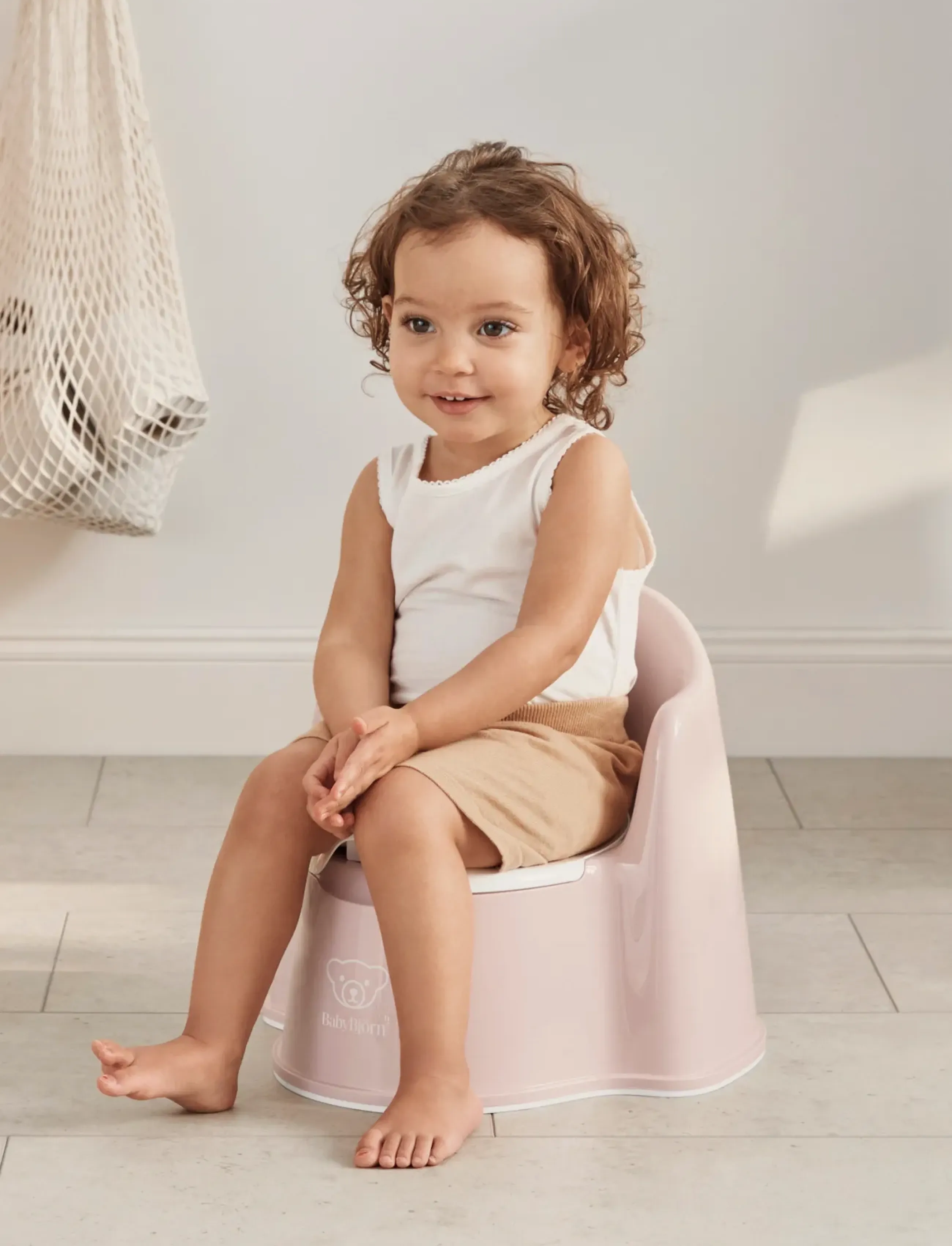 BabyBjörn Potty Chair, Powder Pink/White, Børn, Potte, Pink, Str: ONE SIZE