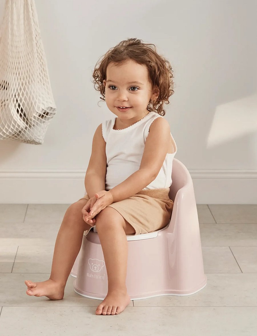BabyBjörn - BabyBjörn Potty Chair, Powder pink/White - petit pots pour bébés - grey/white - 0