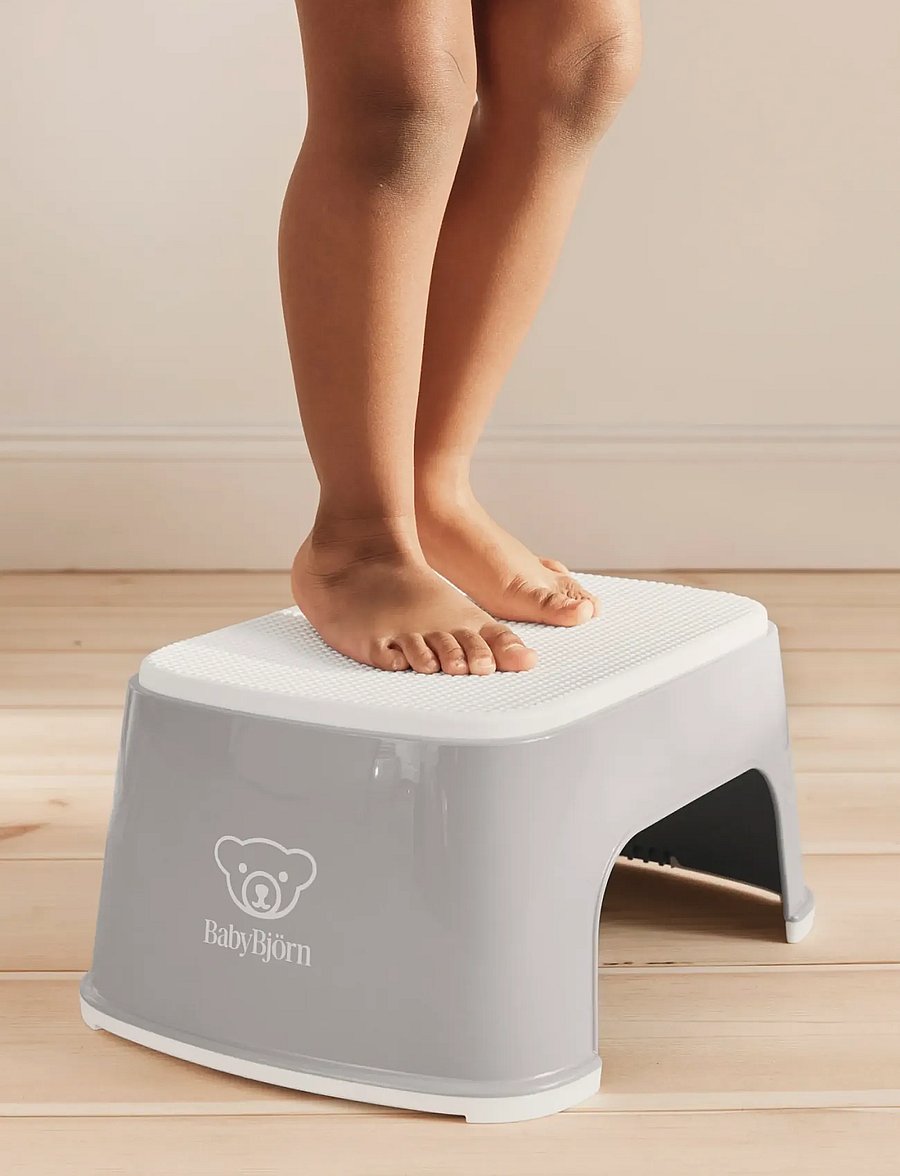 BabyBjörn - BabyBjörn Step Stool, Grey/White - skammel - grey/white - 5