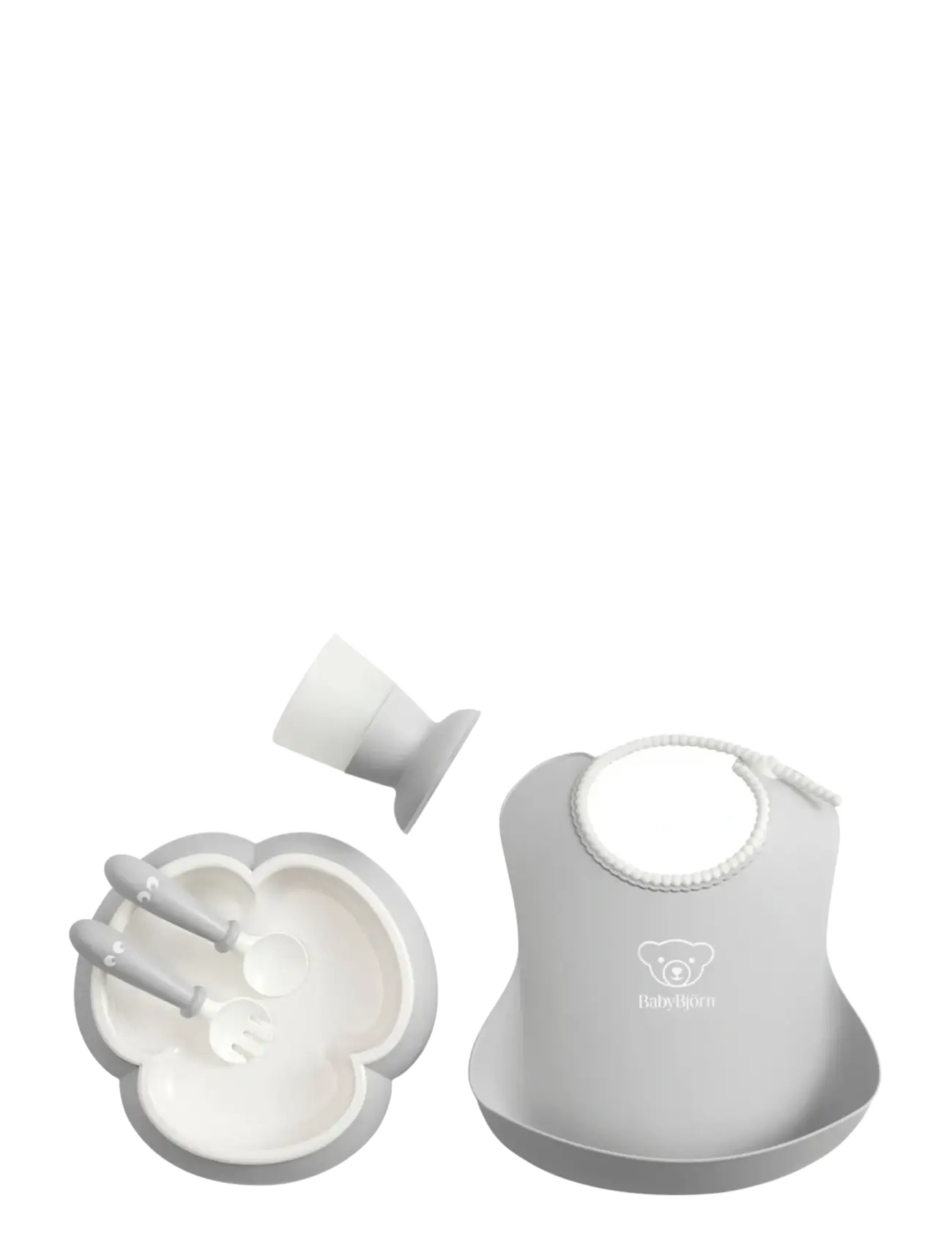 BabyBjörn BabyBjörn Baby Dinner Set, Grey - Baby products - GREY / grey