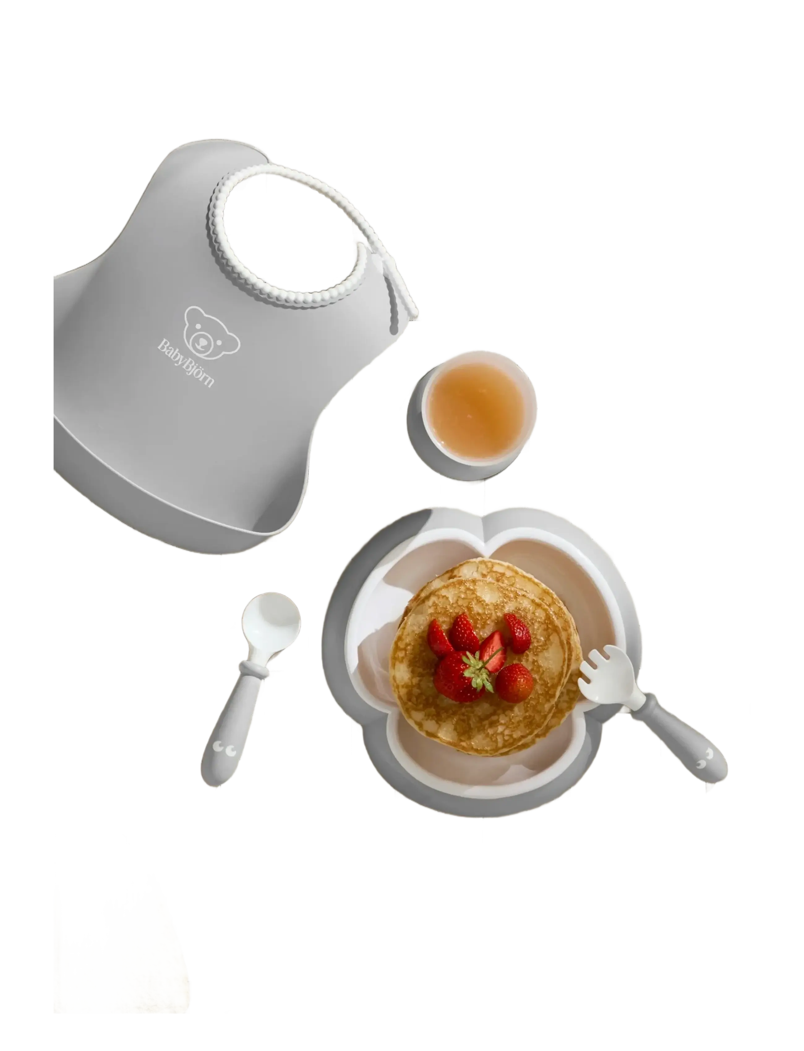 BabyBjörn - BabyBjörn Baby Dinner Set, Grey - essgeschirr - grey - 2