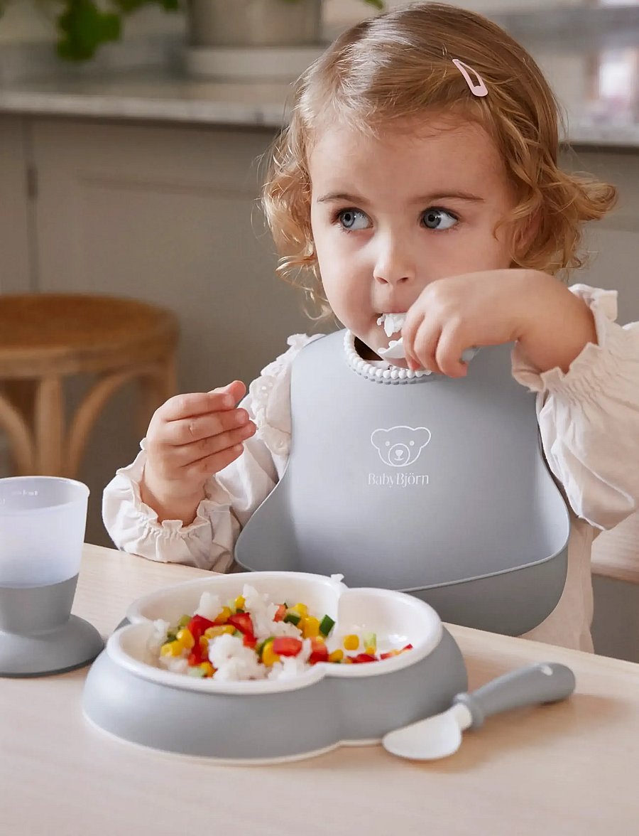 BabyBjörn - BabyBjörn Baby Dinner Set, Grey - essgeschirr - grey - 3