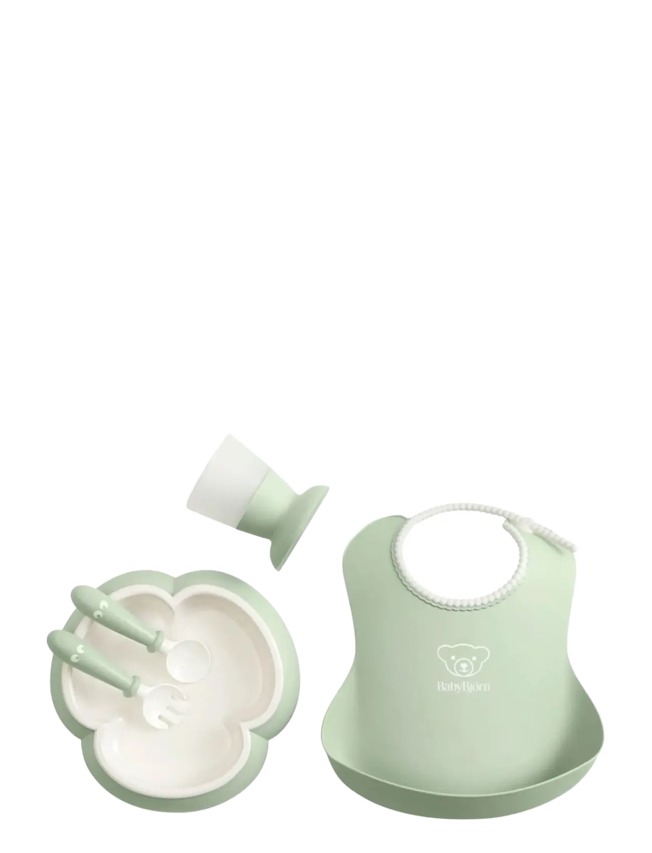 BabyBjörn - BabyBjörn Baby Dinner Set, Powder Green - vaisselle - powder green - 1