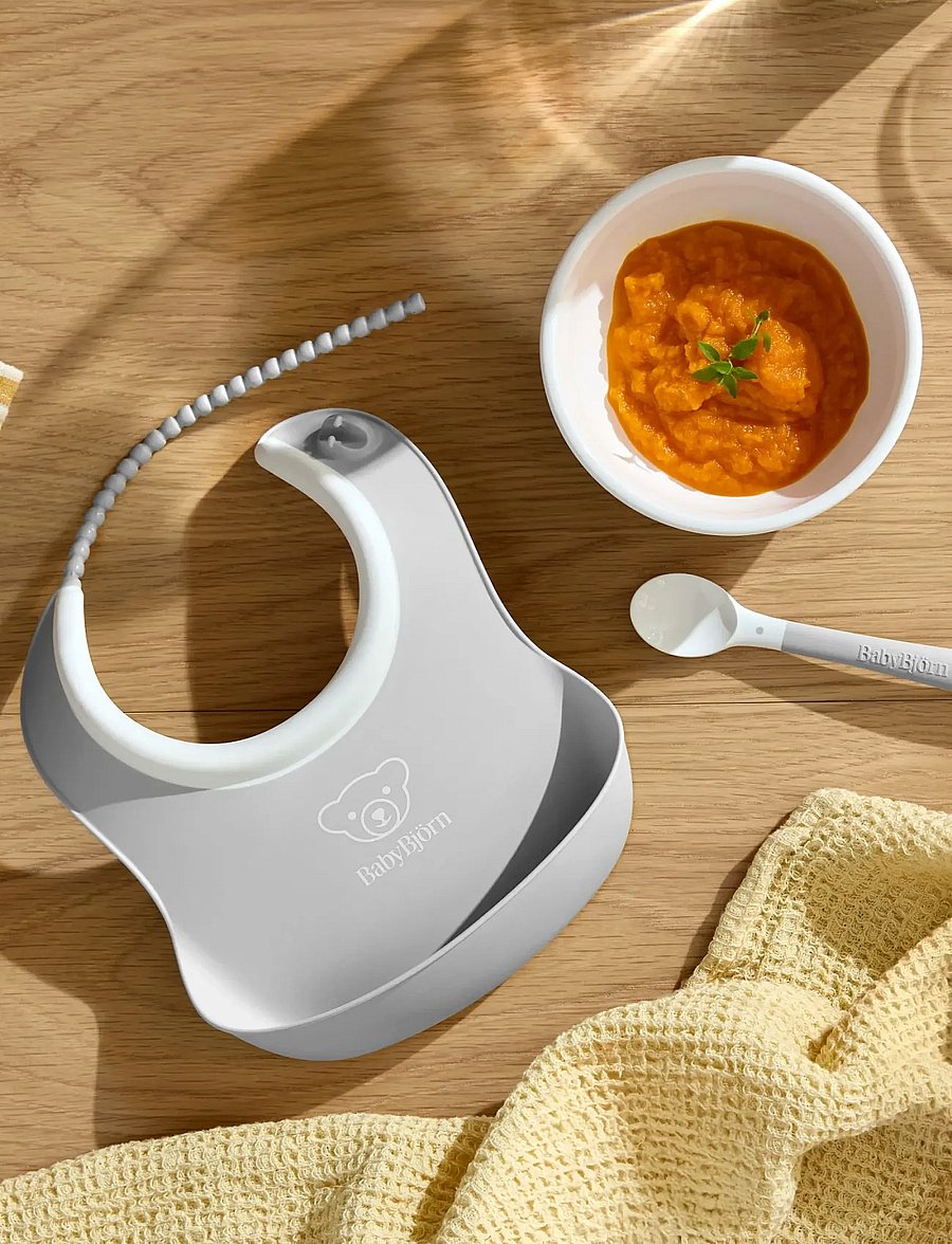 BabyBjörn - BabyBjörn Baby Feeding Set, 3pcs, Grey - vaisselle - grey - 4