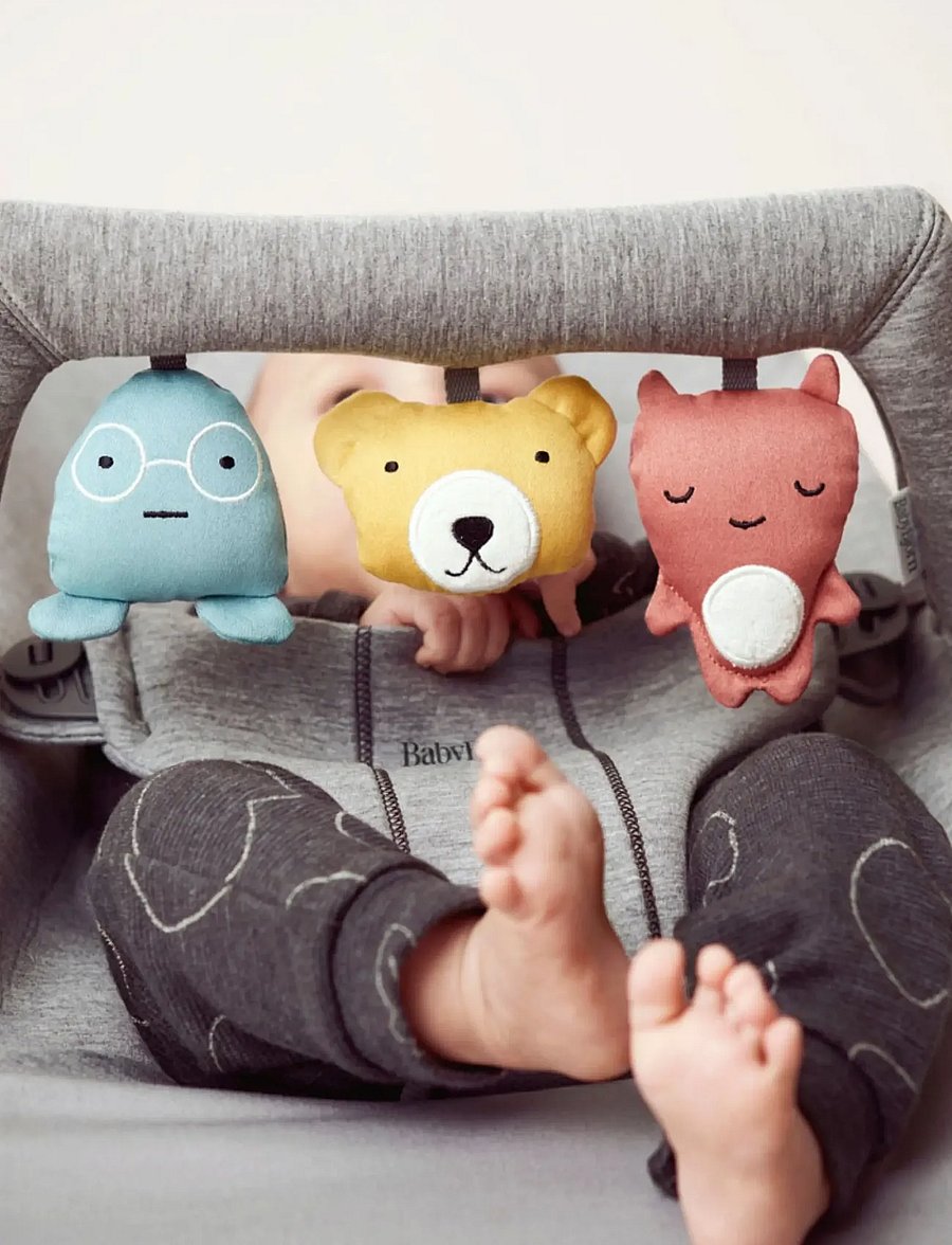 BabyBjörn - BabyBjörn Toy for Bouncer, Soft Friends - interaktives spielzeug - soft friends - 4