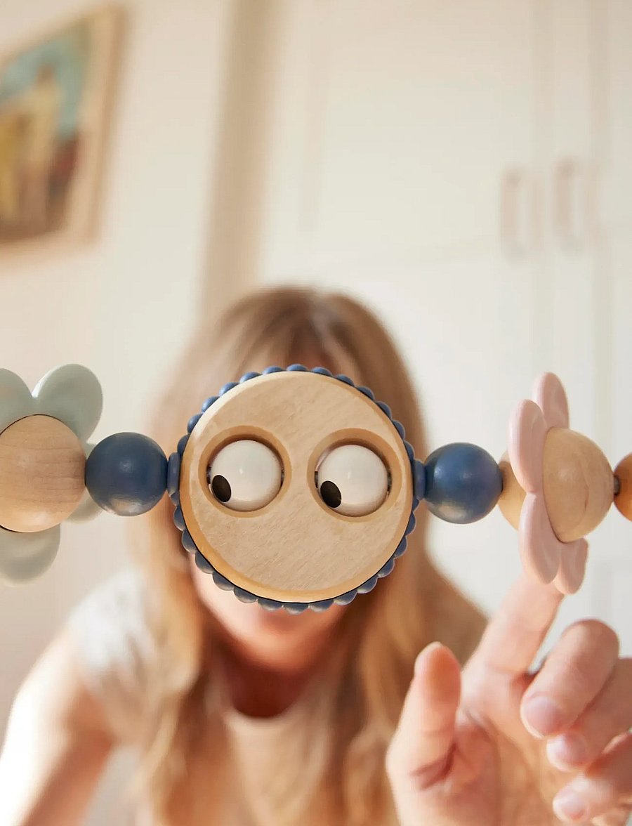 BabyBjörn - BabyBjörn Toy for Bouncer, Googly eyes Pastels - jouets interactifs - googly eyes pastels - 3