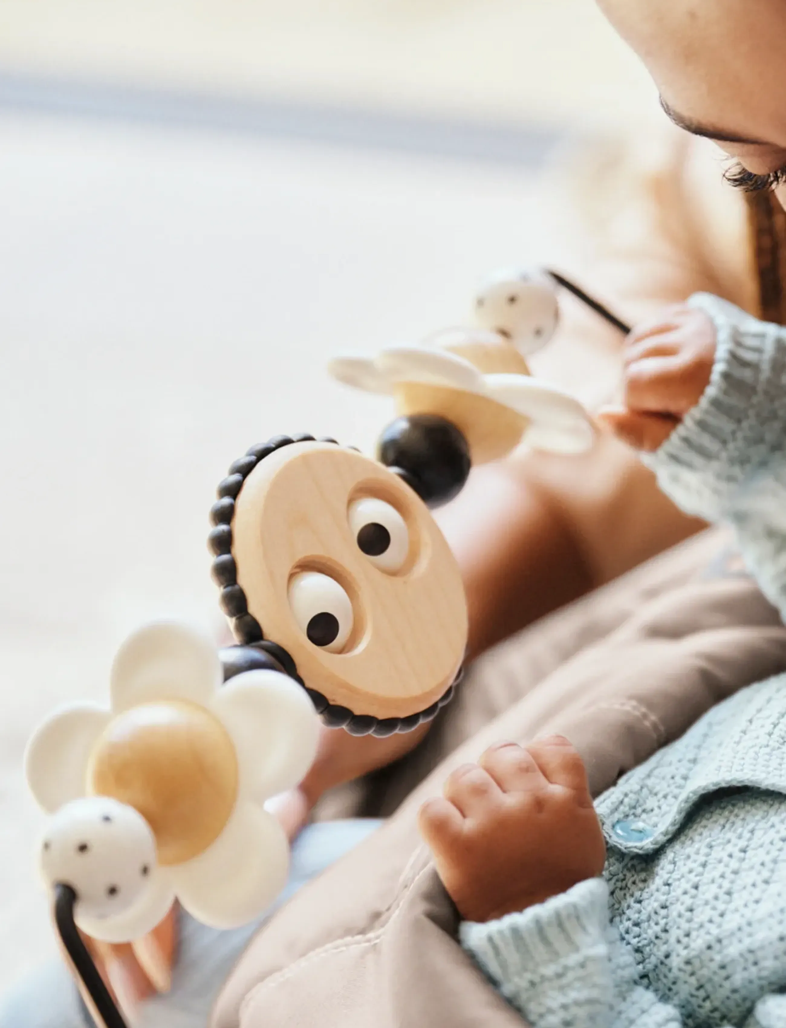 BabyBjörn - BabyBjörn Toy for Bouncer, Googly eyes Black & White - googly eyes black & white - 4