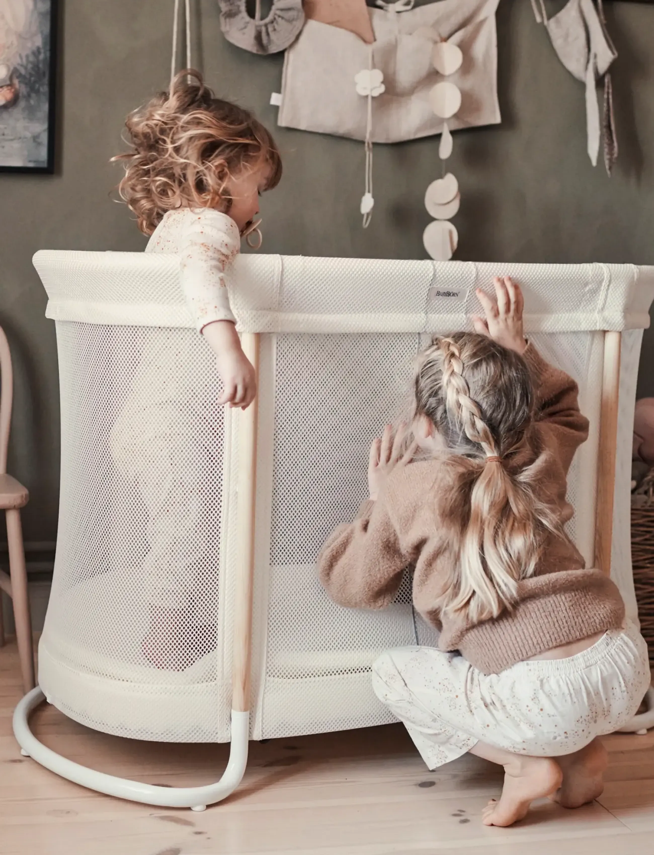 BabyBjörn Baby Crib, White, One Size, Nursery, Weiß - Cribs, Kinder