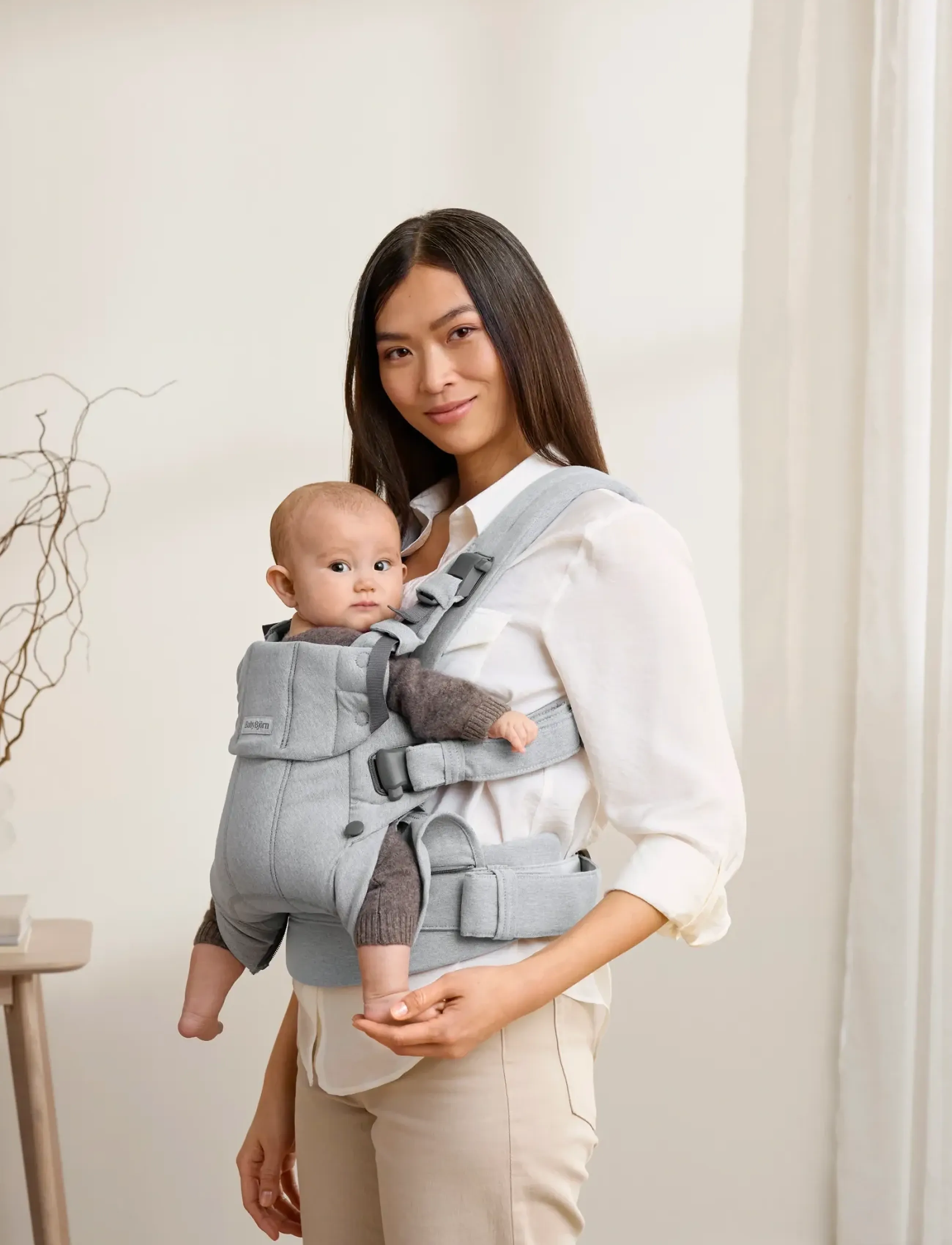 BabyBjörn Babybjörn Baby Carrier Harmony, Woven Mélange, Light