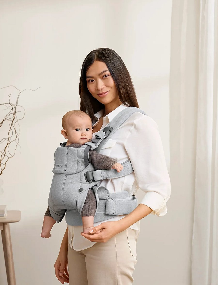BabyBjörn - BabyBjörn Baby Carrier Harmony, Woven mélange, Light grey - porte-bébé - light grey - 0