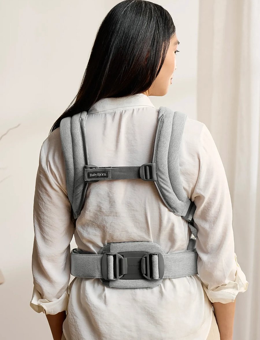 BabyBjörn - BabyBjörn Baby Carrier Harmony, Woven mélange, Light grey - porte-bébé - light grey - 4