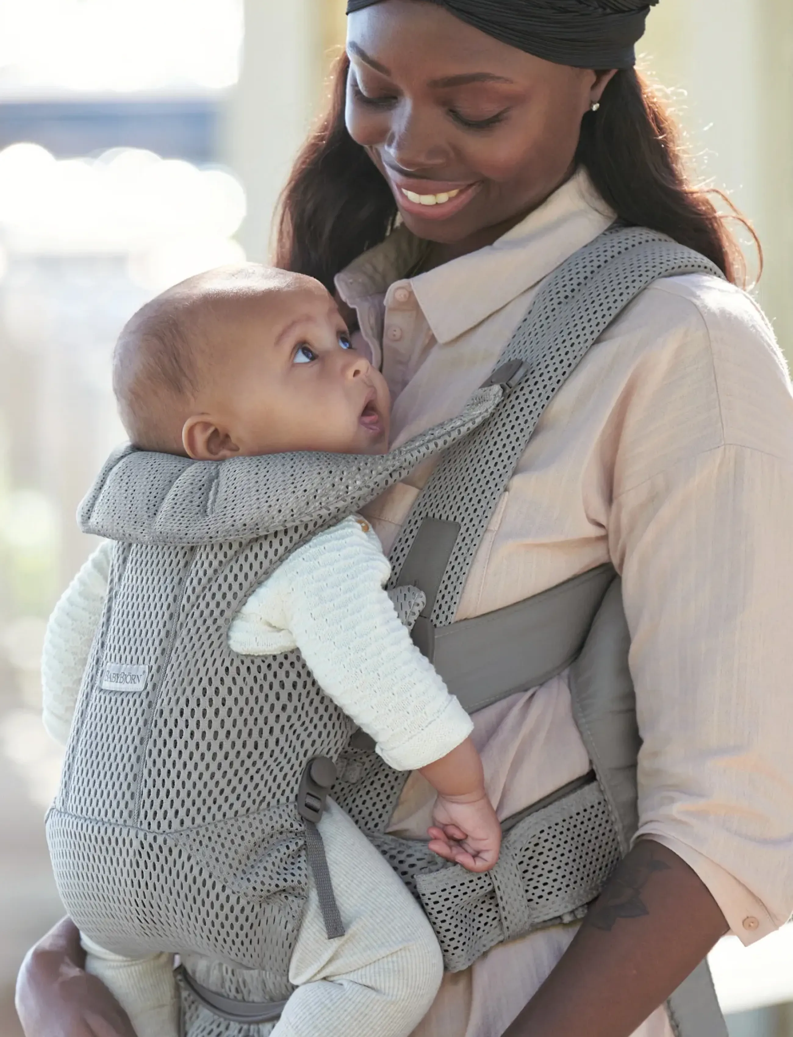 BabyBjörn Babybjörn Baby Carrier Move, 3D Mesh, Grey, One Size, Grey, Baby Carriers & Baby Wraps > Baby Carries, Børn