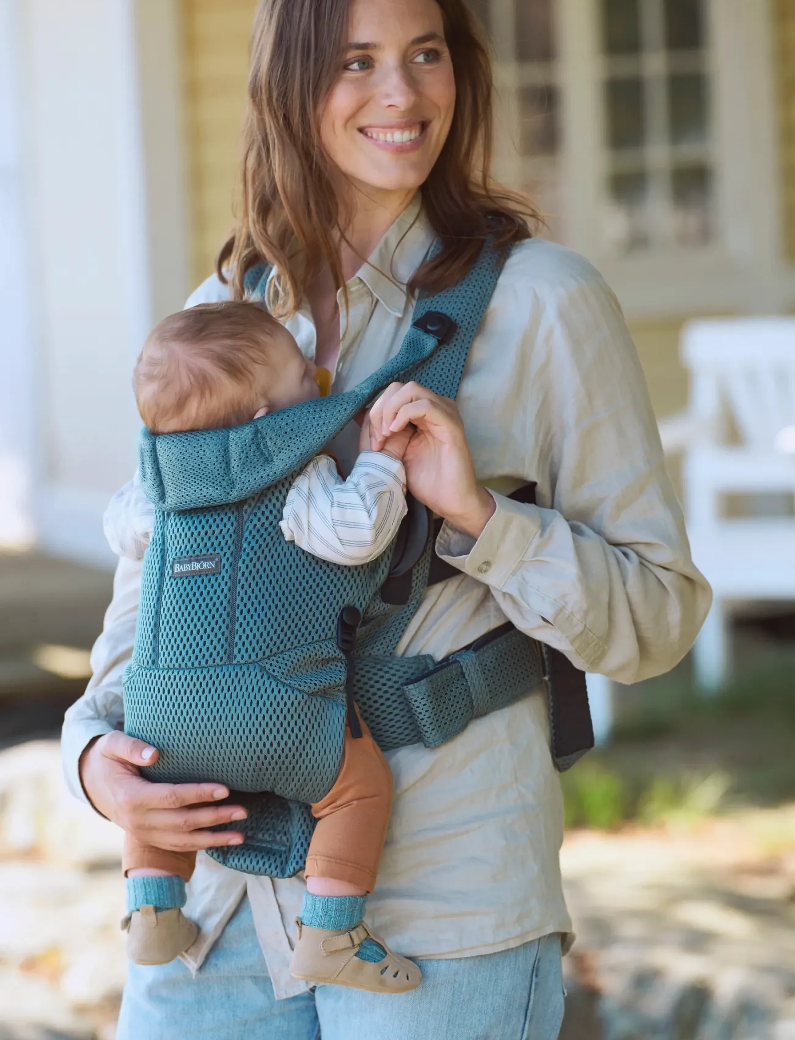 BabyBjörn Babybjörn Baby Carrier Move, 3D Mesh, Sage Green, One Size, Green, Baby Carriers & Baby Wraps > Baby Carries, Børn